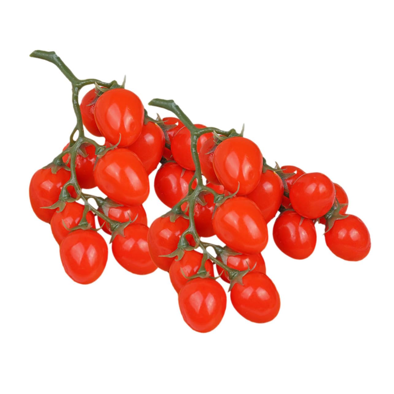 TOPBATHY 10 STK Nachahmung Tomate Heimdekorationen Kirschtomaten-Modell Dekore Aus Künstlichen Früchten Dekorative Cherry-Tomaten- -Requisiten Fotografie-Requisiten Hausbedarf Rot Schaum