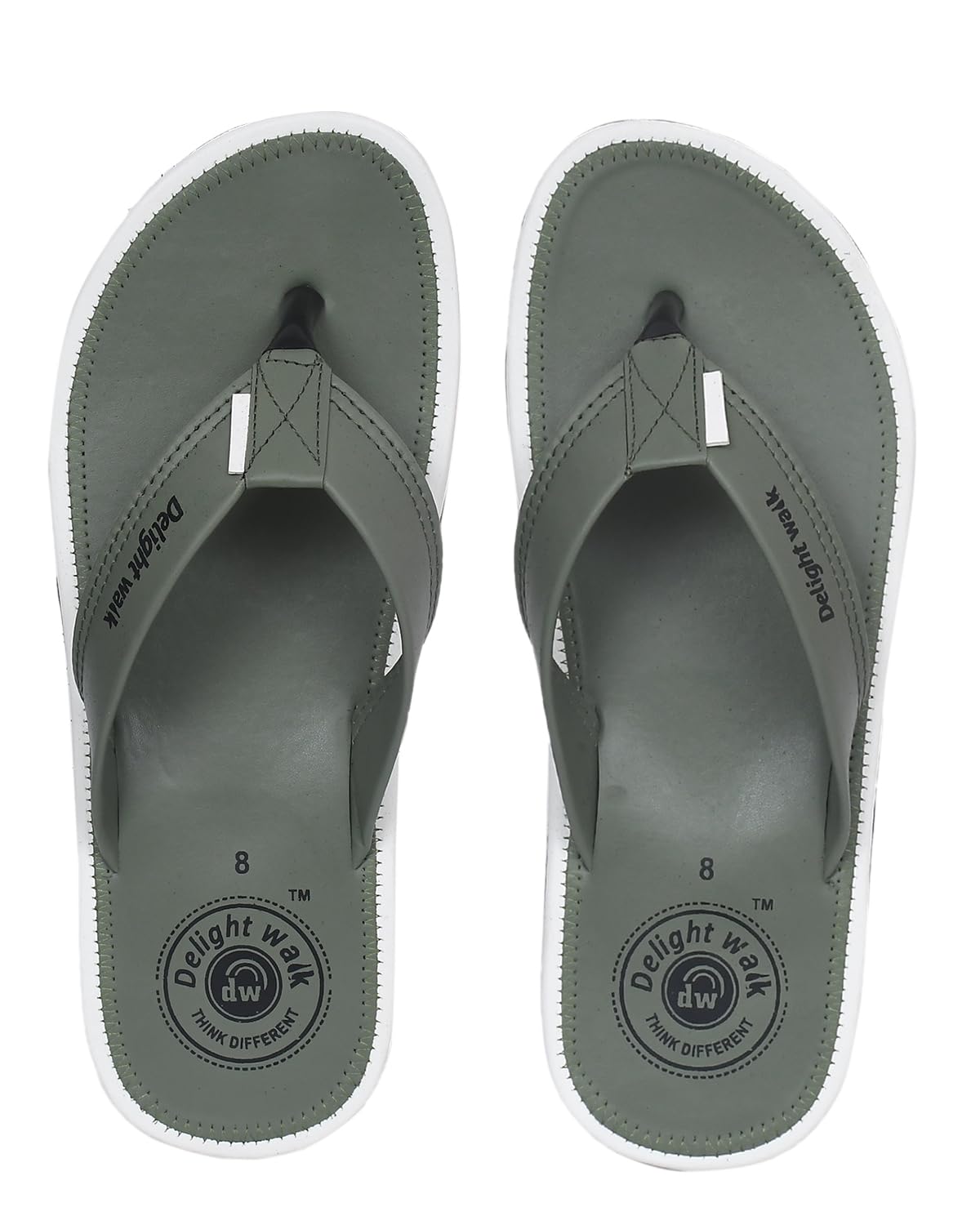 Delight Walk Mens Stylish Niwar Flip Flop Rubber Sole Slippers - Comfortable Indoor and Outdoor Footwear Slipper Slipper Chappal (Green, 6) (B0CZ95GKK7) Amazon Price History, Amazon Price Tracker