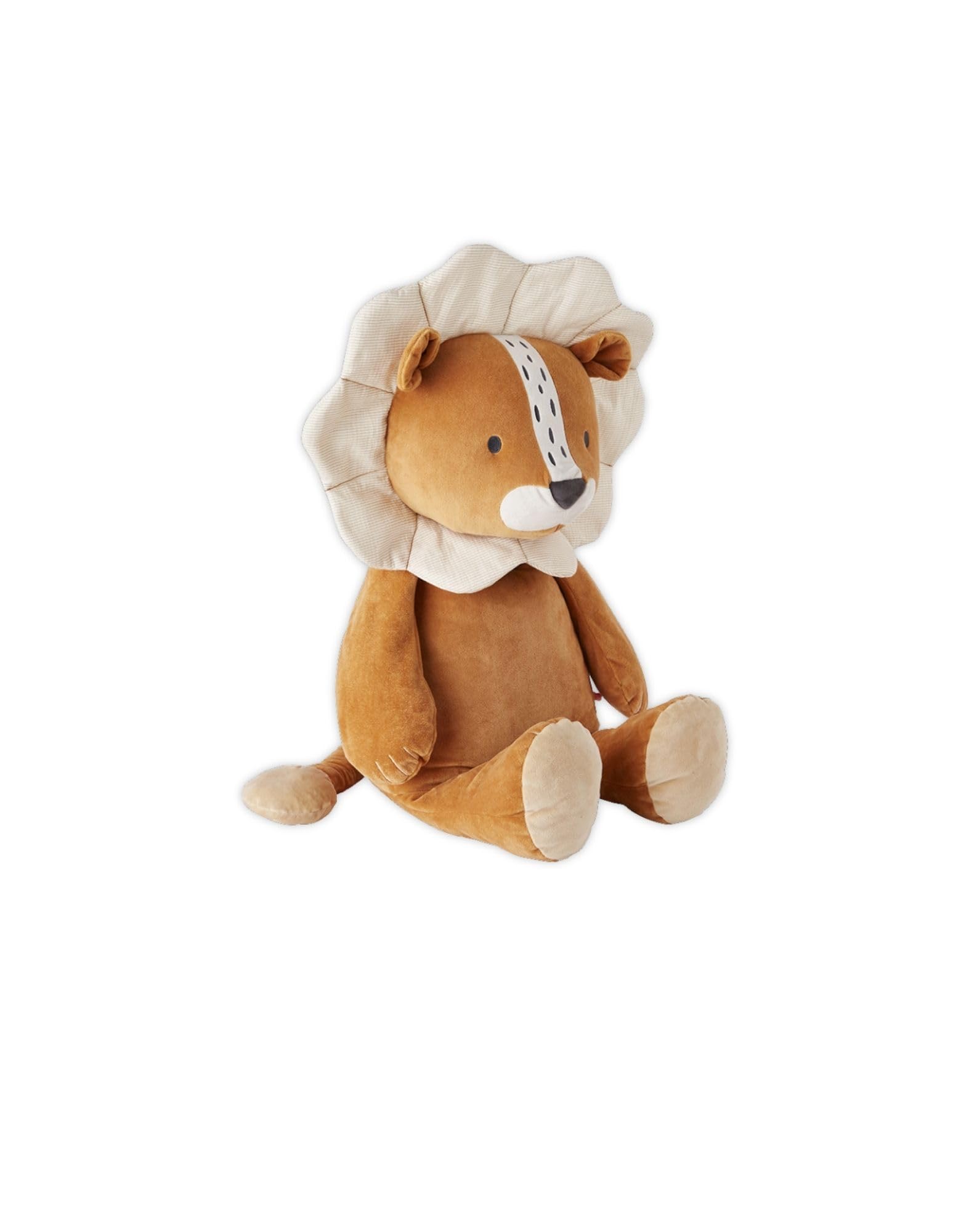 Noukie's - Doudou Enfant - Peluche Géante Babou - Doudou Coton Bio - Taille Adaptée aux Enfants (80 cm), Marron