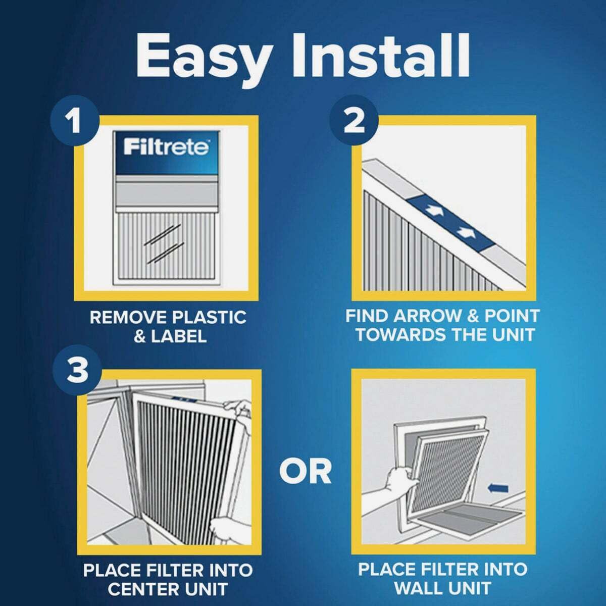 Filtrete 20x25x1-Inch AC Furnace Air Filter with 1000 MPR Rating for Micro Allergen Defense (White)