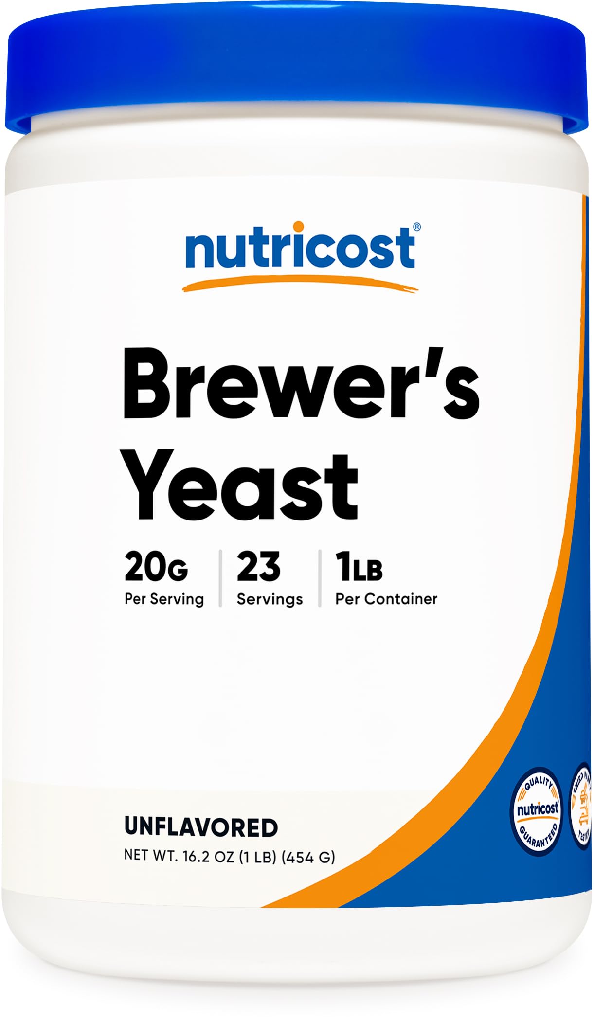 Brewers Yeast Powder 1LB (16oz) - Non-GMO, Vegetarian Friendly