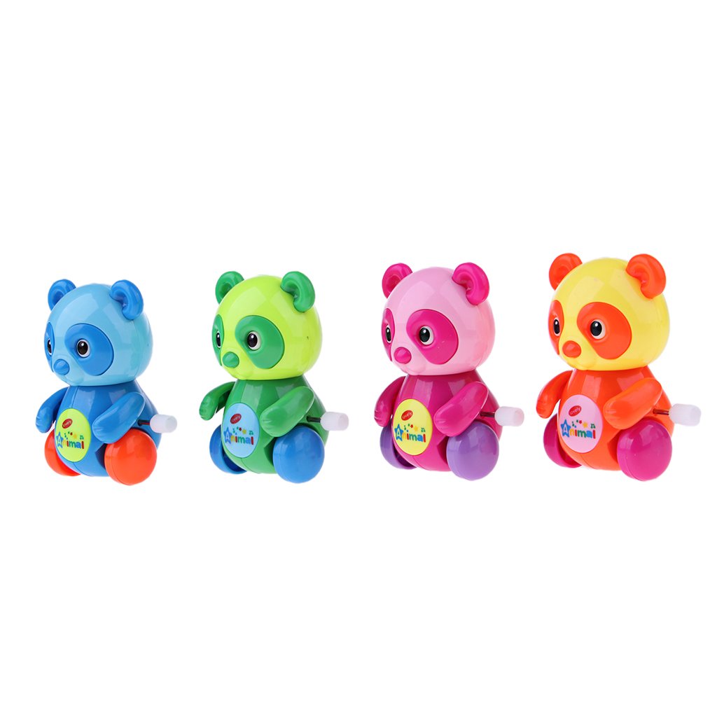 Trendy Retail® A Pair of Children Wind up Clockwork Toys Random Colors Panda