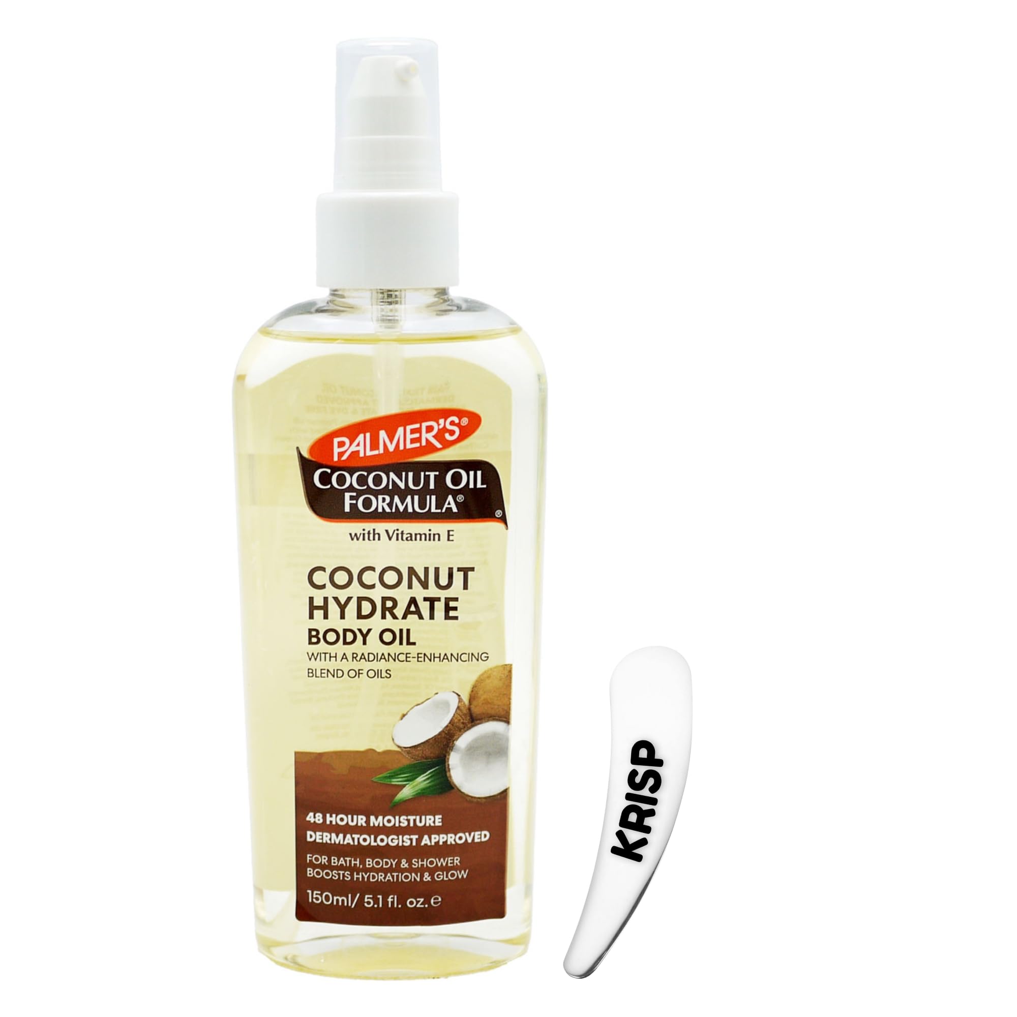 Palmer's Coconut Oil Formula Body Oil 150ml - Hydrating Dry Oil with Vitamin E for Body and Shower, 150 ml (Pack of 1)