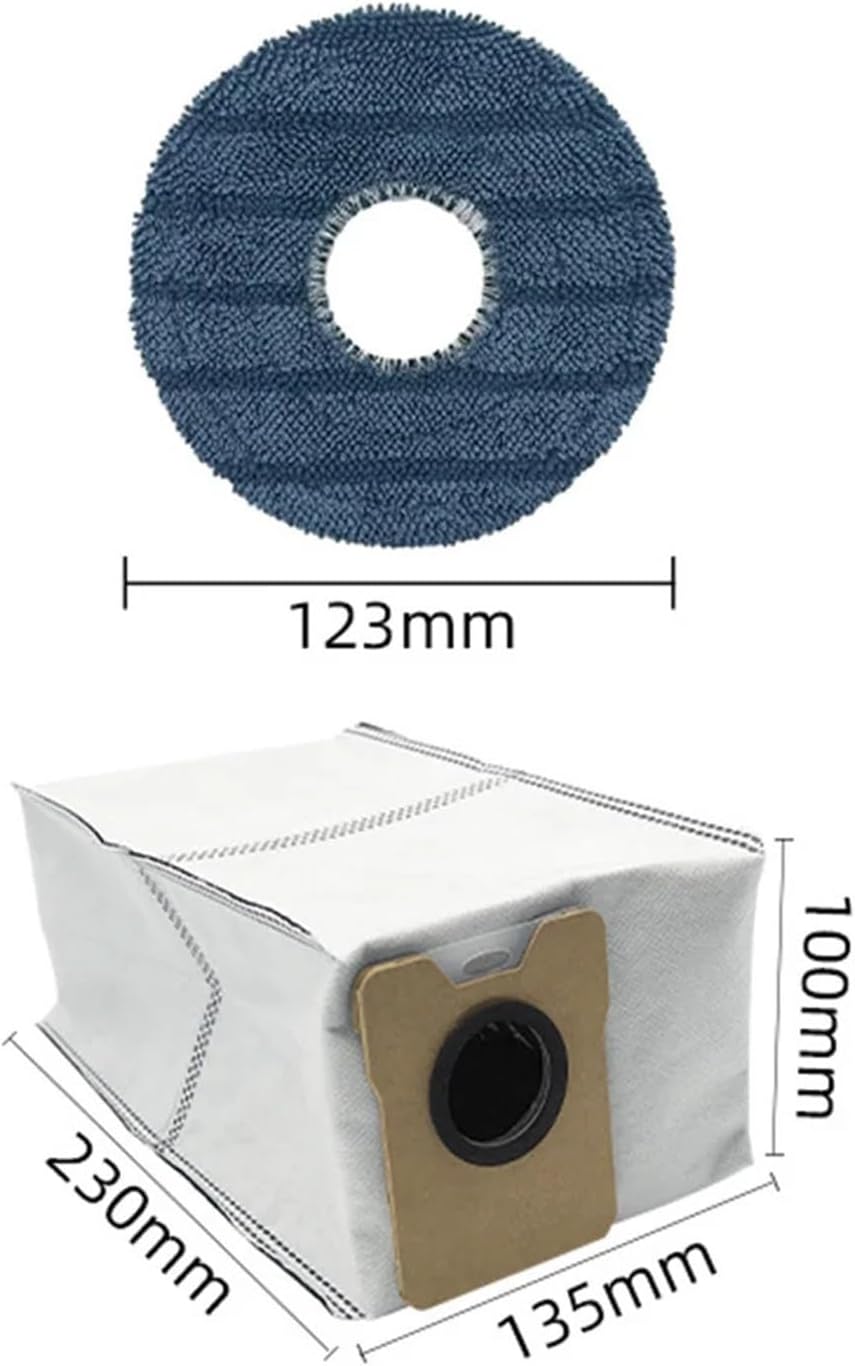 Cleansing Accessory Collection ，Compatible For Eufy，，Compatible For Omni ，C20 Mop Cloths Dust Bags Vacuum Cleaner Accessories
