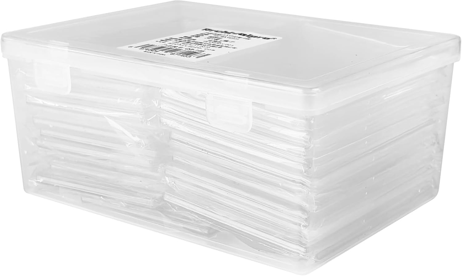 35pt Acrylic Card Protector Case 24-Pack with Organizer - Crystal Card Case for Sports Trading Cards