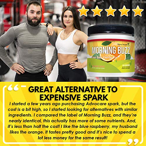 image for Mountain Health Morning Buzz Sports Energy Drink by New Health, Pre Wo