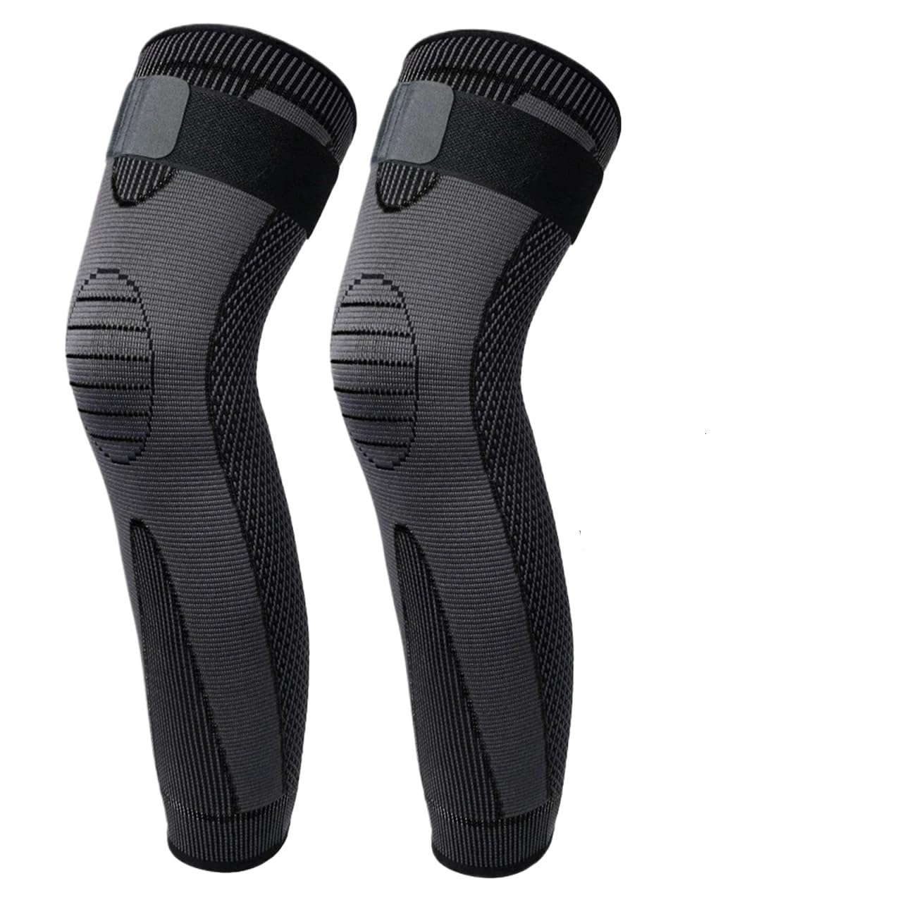 1/2 pezzi manicotto di compressione for tutta la gamba con cinturino for donne e uomini lunghi for corsa, basket, calcio, ciclismo Per Polpaccio, Gambaletti Compressione