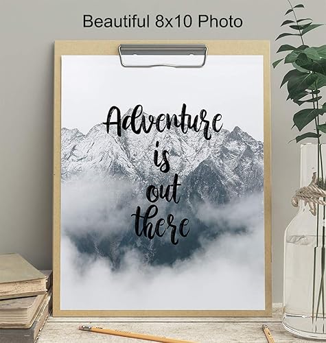 Miniatura 3 de Adventure Inspirational Art Print - Motivational Wall Art Poster - Chic Home Decor for Bedroom, Living Room, Kitchen, Bathroom, Office, Game, Teen