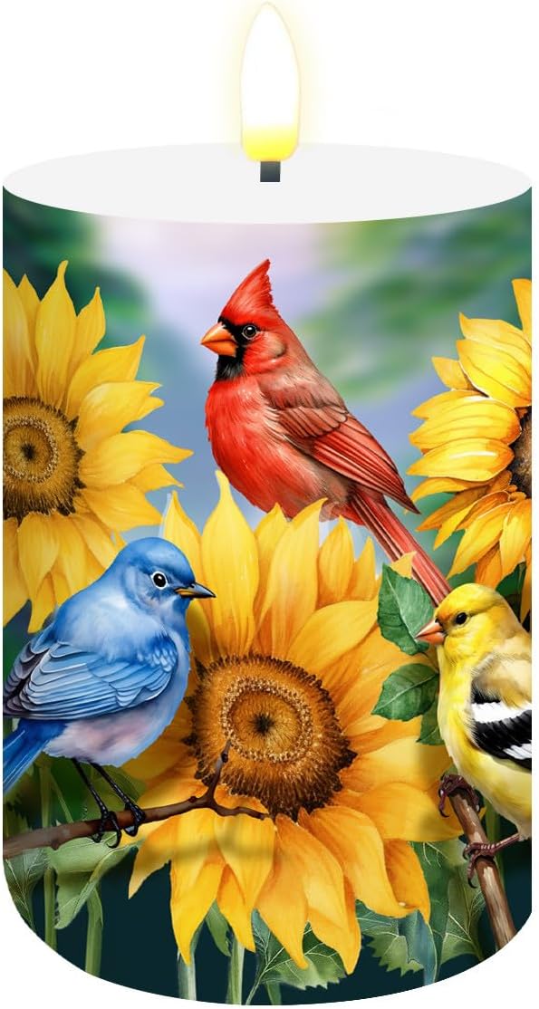 Briarwood Lane Birds in the Garden Flameless Candle