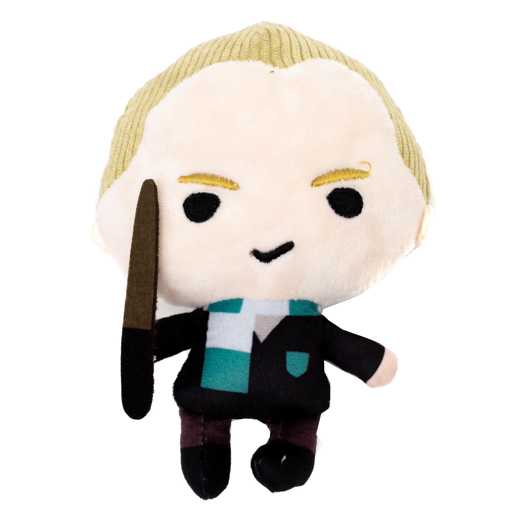 Buckle-Down The Wizarding World of Harry Potter Squeaky Plush Dog Toy for  Large, Medium Small Dogs, Draco Malfoy Standing Charm Full Body Pose,