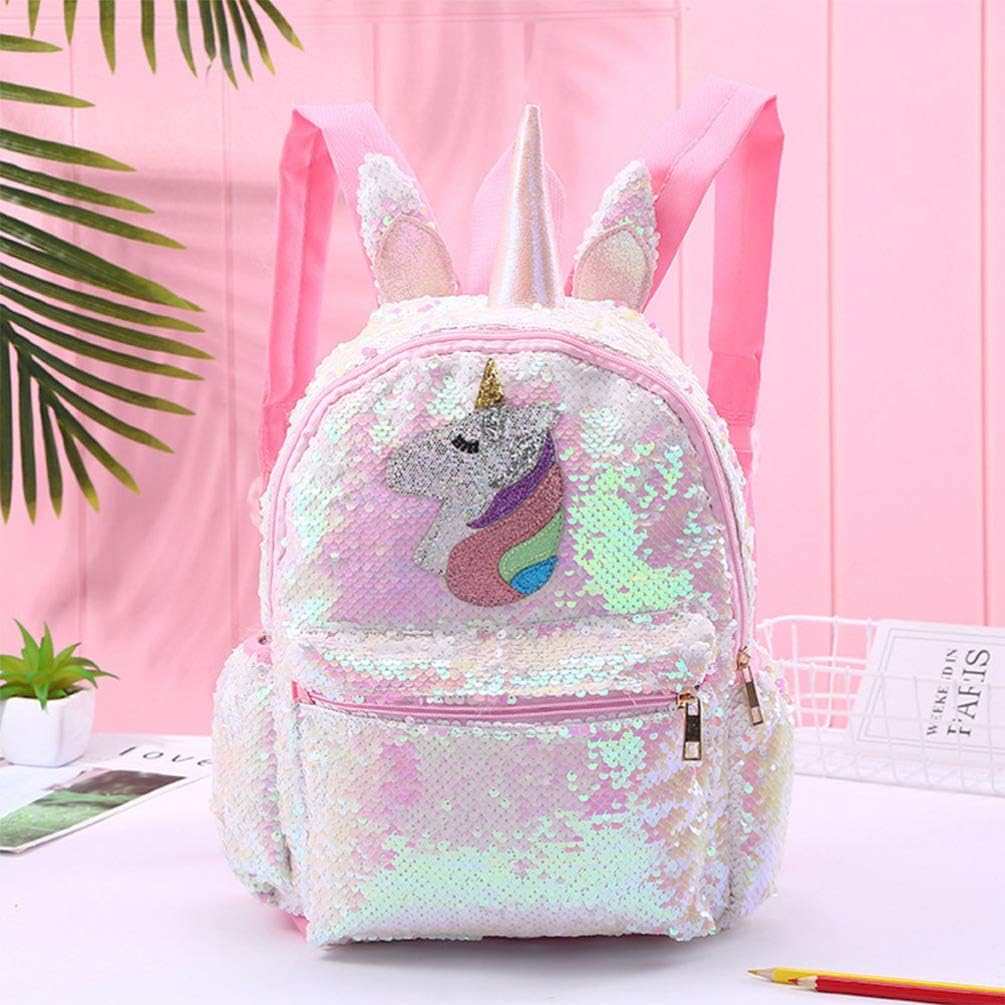 sequin backpack unicorn
