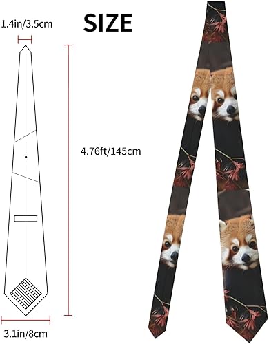 Miniatura 2 de NONHAI Corbatas para hombre, corbata clásica de seda, rojo amapola flor campo en puesta de sol, corbatas delgadas para el cuello para hombre,