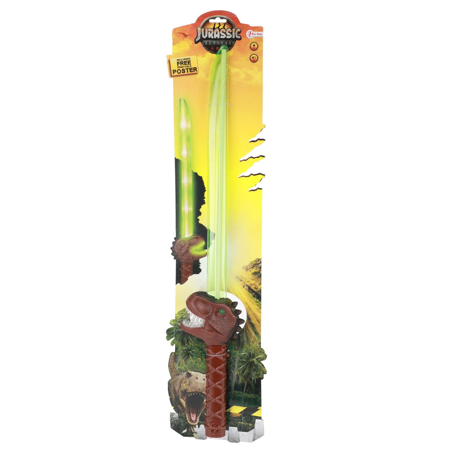 World of dinosaurs World of dinosaurs Spada laser t-rex + suono