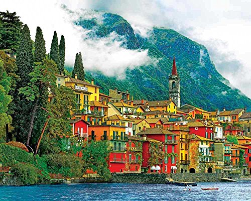 Mediterranean Waterfront - 2000 Piece Puzzle