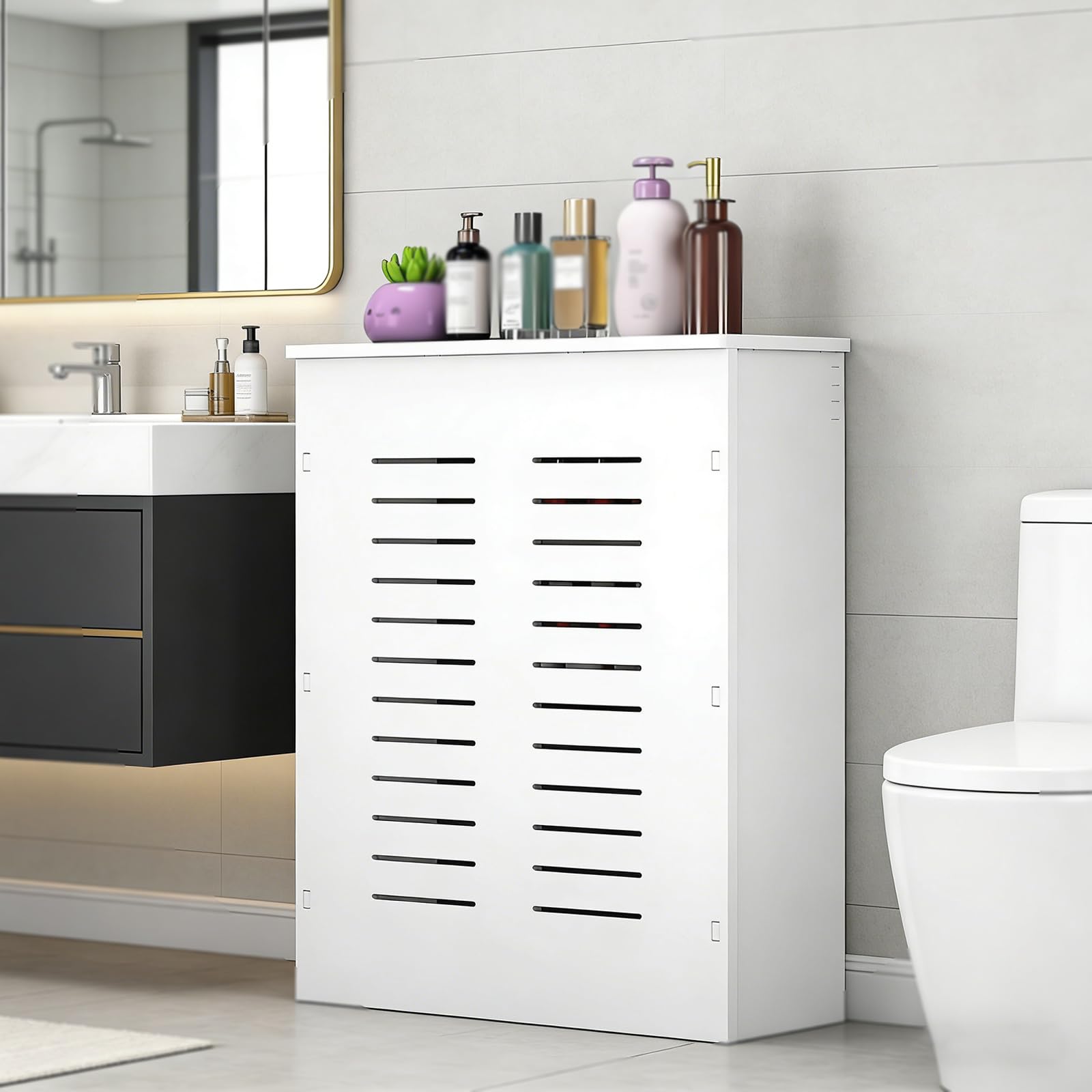 JSLJJBD Heizkörper Abdeckung Wifi Router Storage Boxes Heizungsverkleidung Heizkörperverkleidung Heizkörperabdeckung für Zuhause Heizung Wärmeverkleidung für Wohnzimmer 50×80×20cm / 20×31×8in