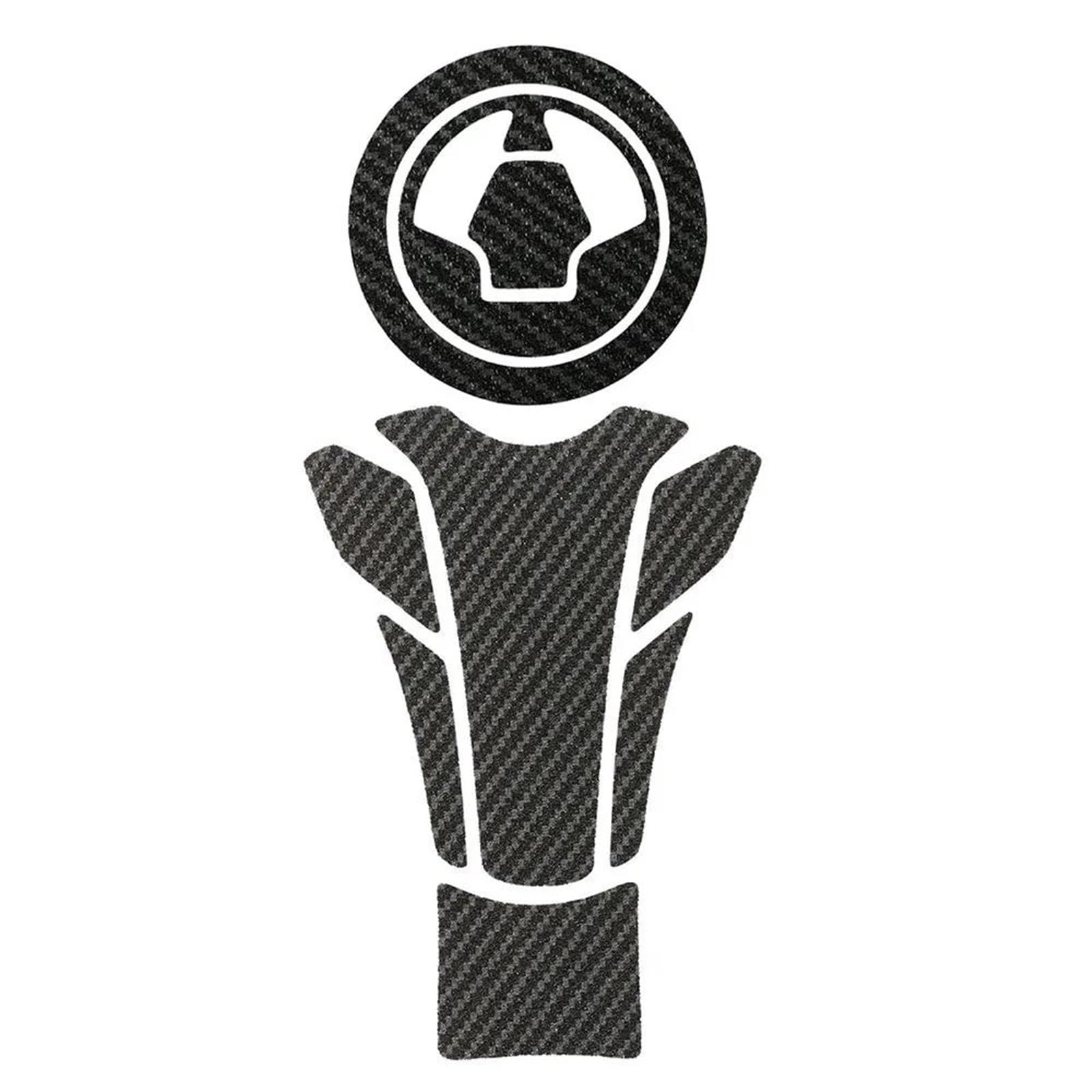Carbon Fiber Fuel Tank Pad Oil Gas Cap Protector Sticker for Kawasaki for Z750 for Z1000 for ZXR250 for Ninja 400 Streetfighter(Color15)