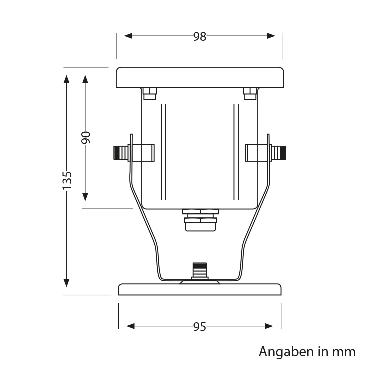 ledscom.de 4x Gartenstrahler MIBU für außen, IP55, Stecker, schwarz, 1x GU10 max. 15W