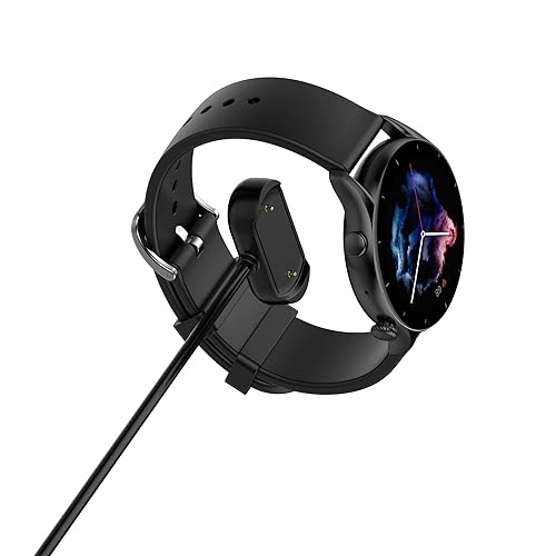 Miniatura 4 de Cable de carga compatible con Amazfit GTS 3/GTR 3/GTR 3 Pro, cable USB de 3.3 pies, cable portátil de repuesto, accesorios para reloj inteligente