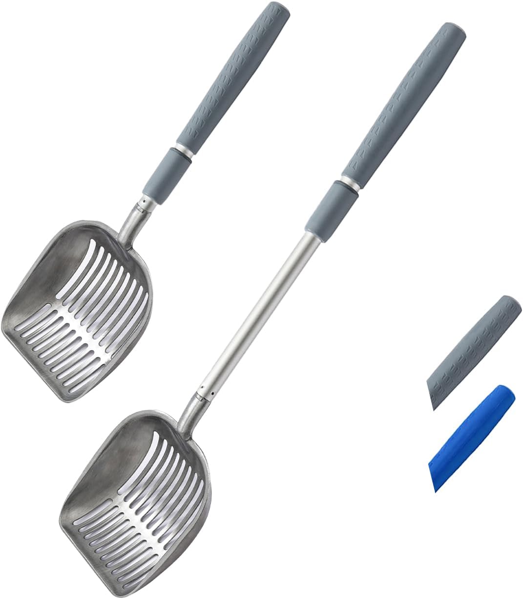 WePet Extendable Cat Litter Scoop, Extra Long Handle, Simple Adjustable to Desired