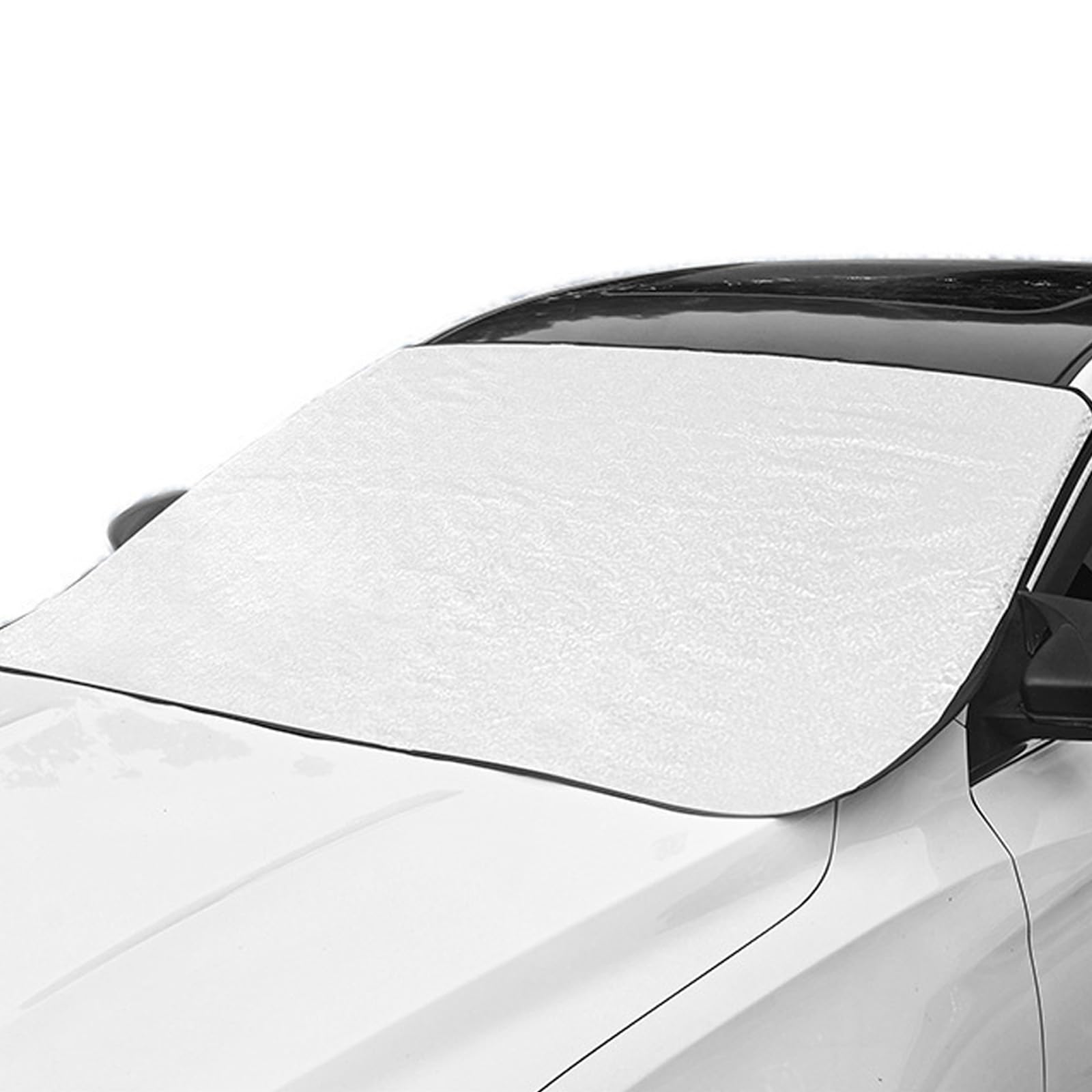 GWAWG Housse De Pare-Brise Voiture Pour Hiver Froid, 150 * 93cm Grande Taille Protecteur De Pare-Brise Anti-Givre Voiture, Protection Anti-Givre Housse De Pare-Brise D’Hiver, Tous Types De Voitures