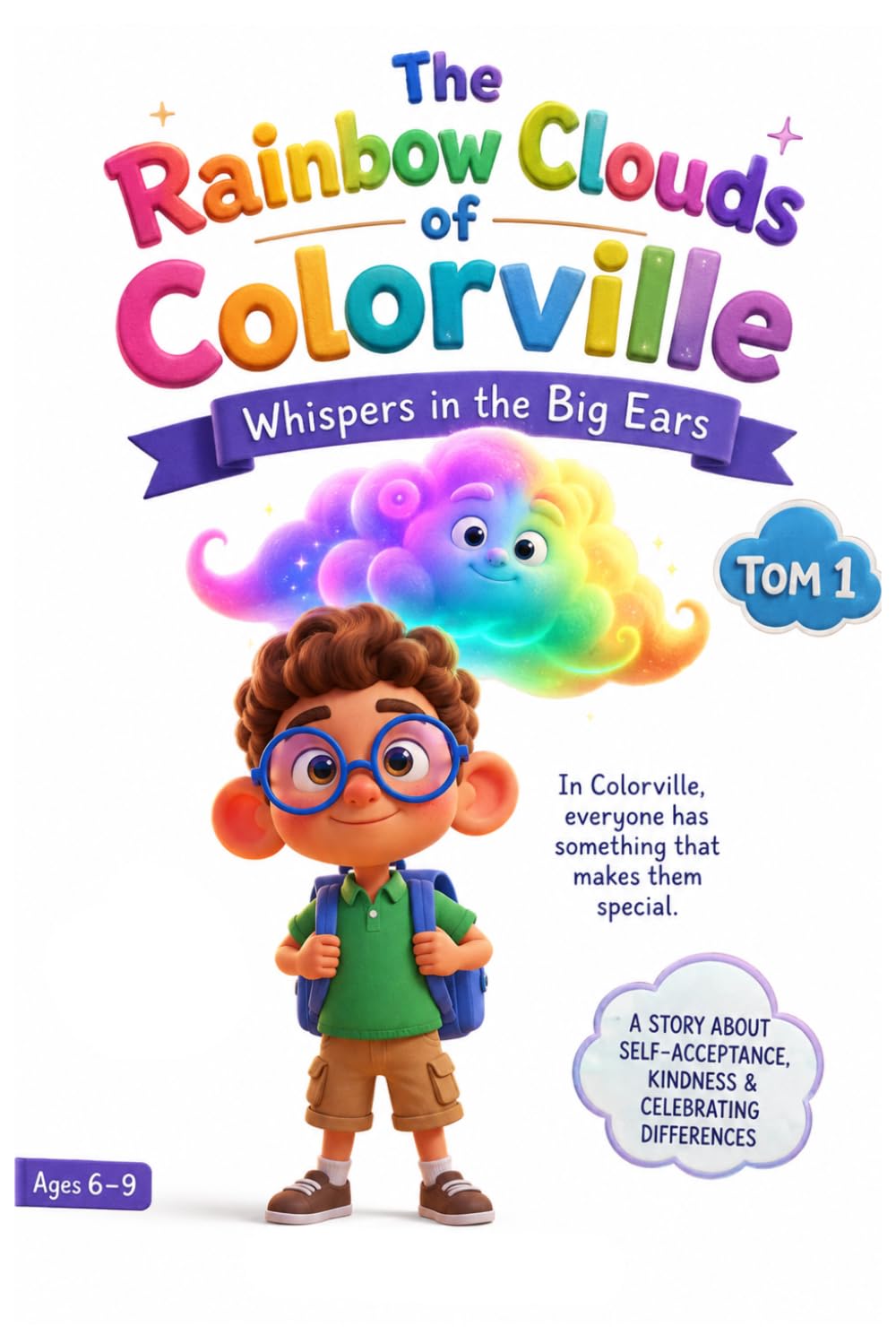 The Rainbow Clouds of Colorville: Leo’s Superpower Ears: A Heartwarming 3D Storybook About Bullying, Self-Acceptance, and Celebrating Differences