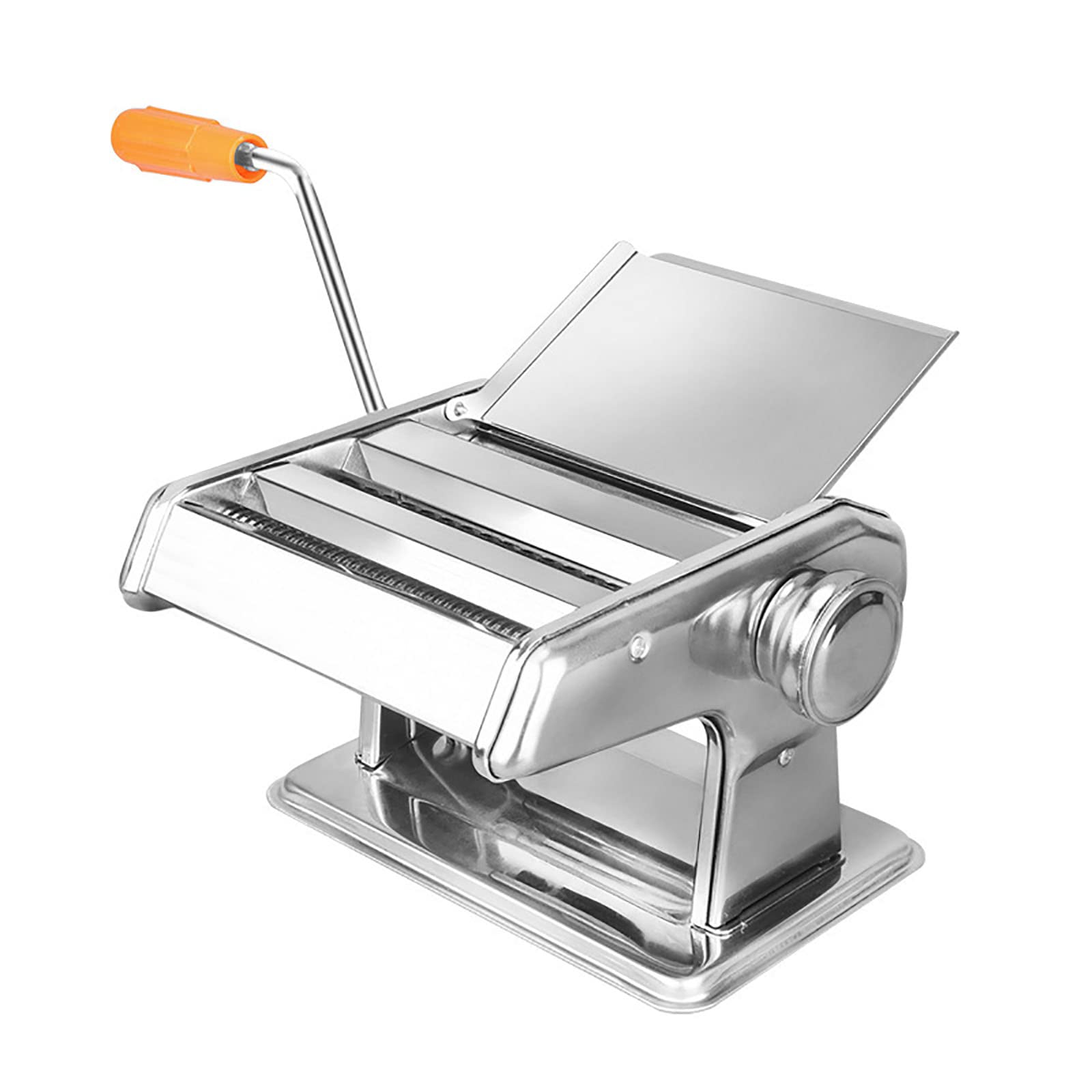 Máquina para Hacer Pasta Máquina Manual para Hacer Fideos Acero Inoxidable Extraíble 6 configuraciones de Espesor Ajustables Espagueti, Masa, Pieles para albóndigas
