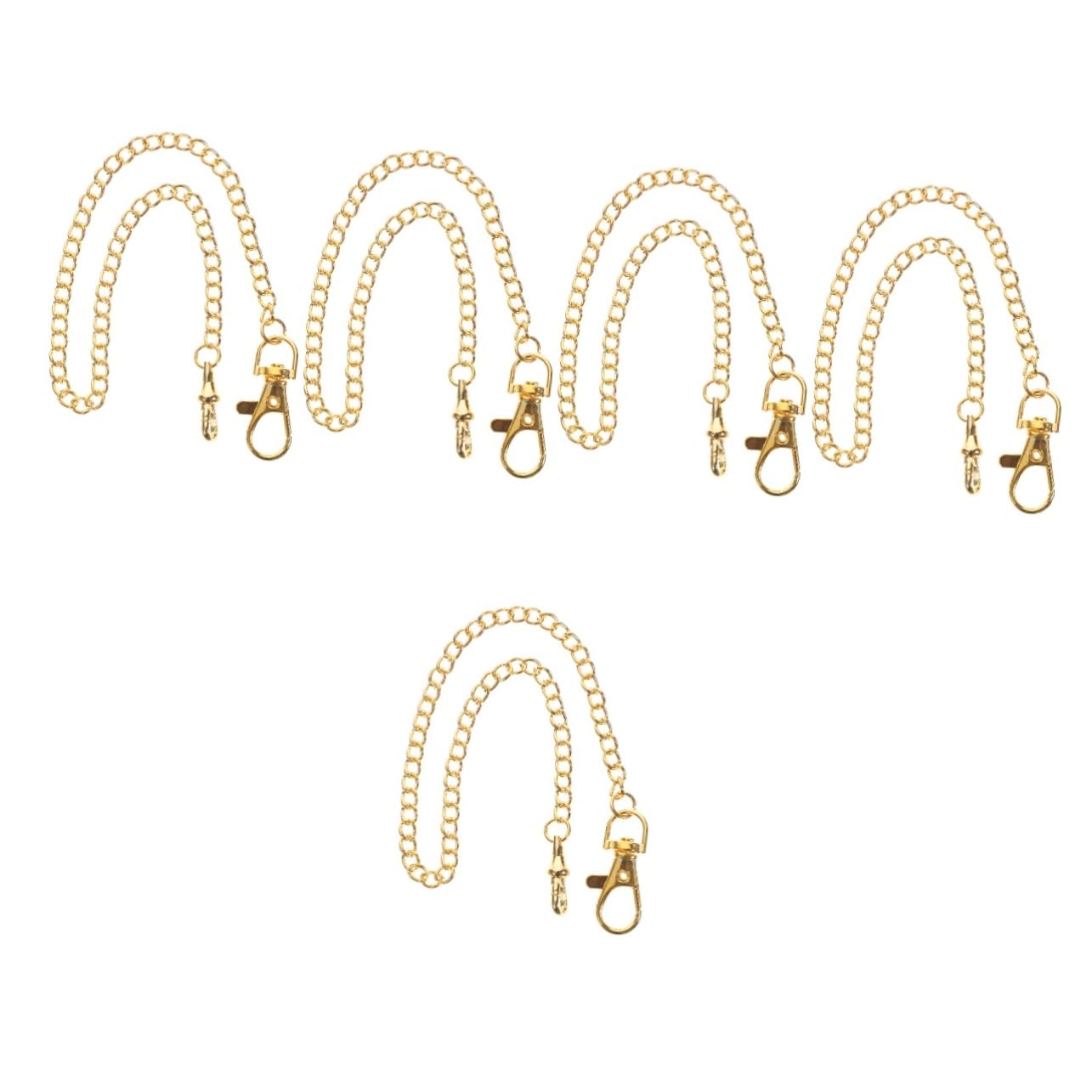 WOFASHPURET 5pcs Pocket Watch Chain Lobster Clasp Decorative Jeans Chain for Wallets Vintage Style for Enthusiasts and Fashion Accessories