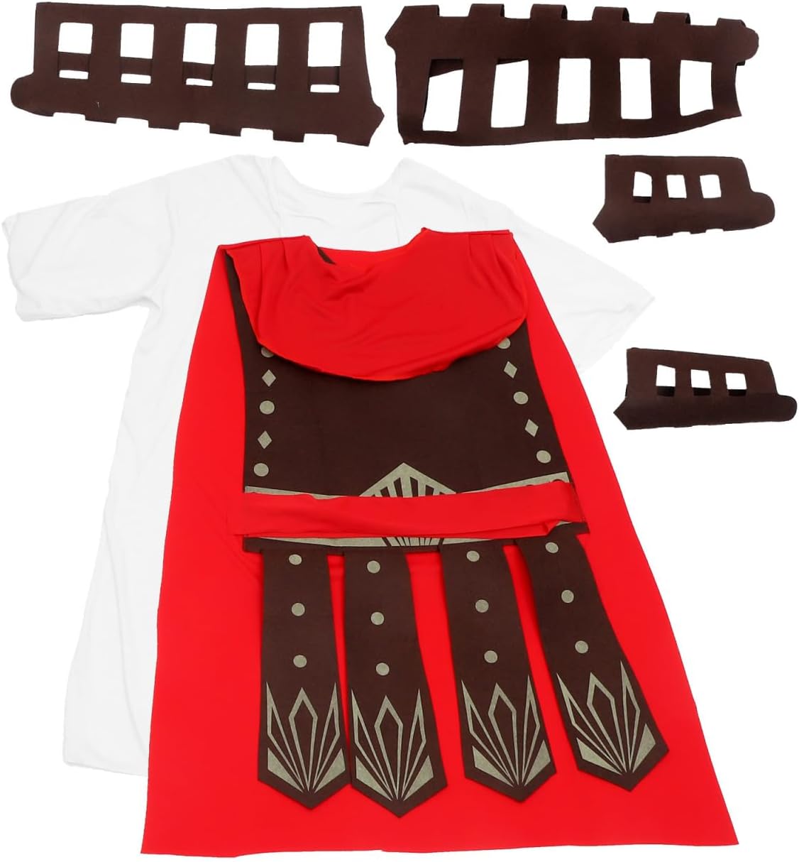 BESTOYARD Ancient Roman Gladiator Costume for Men Adults, Halloween Soldier Cosplay Outfit for Costume Parties Roman Stage Performances - Image 9