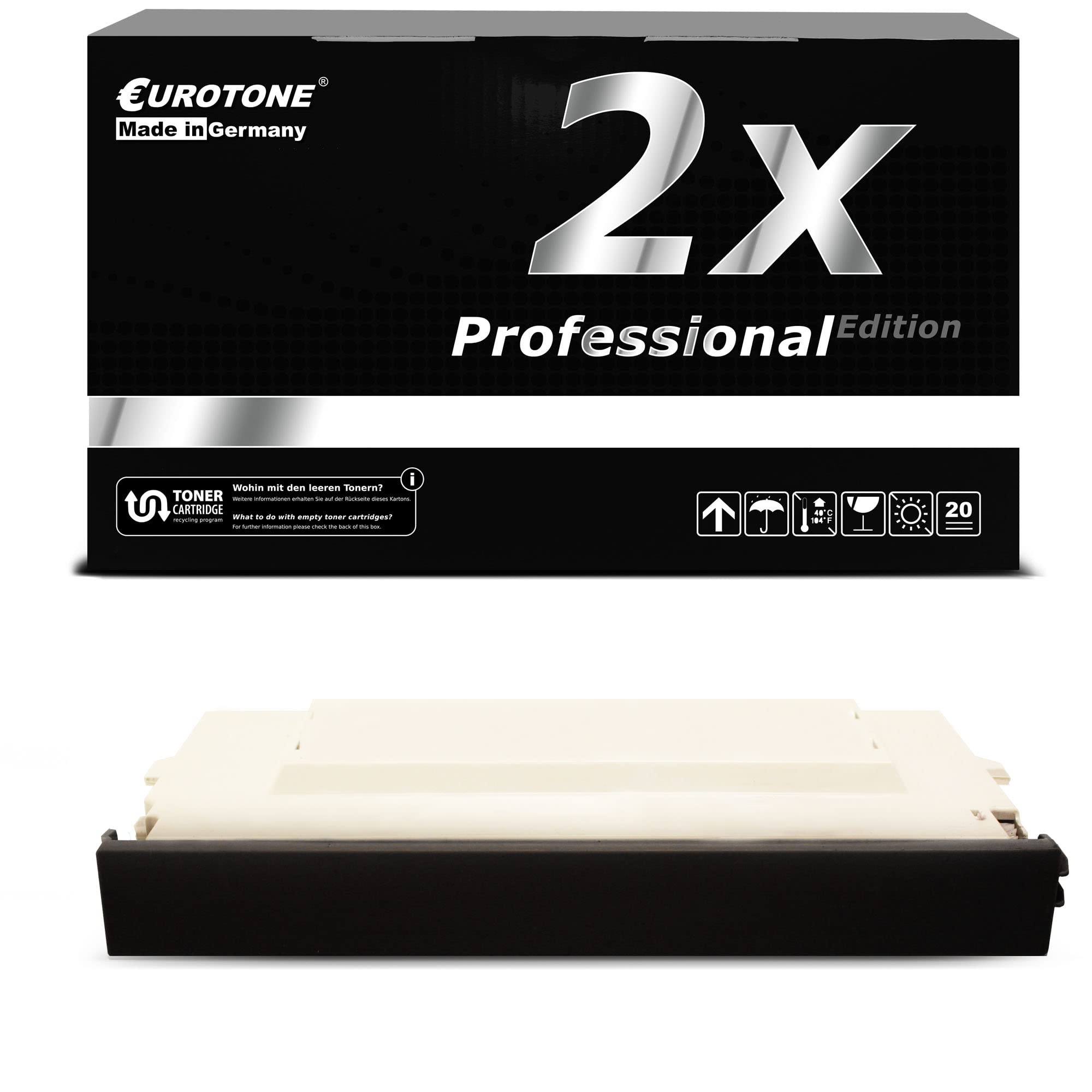 Toner Nashuatec P 7431 BK compatible Eurotone cartouche encre noire alternative SP C 210 SF x2 - 4