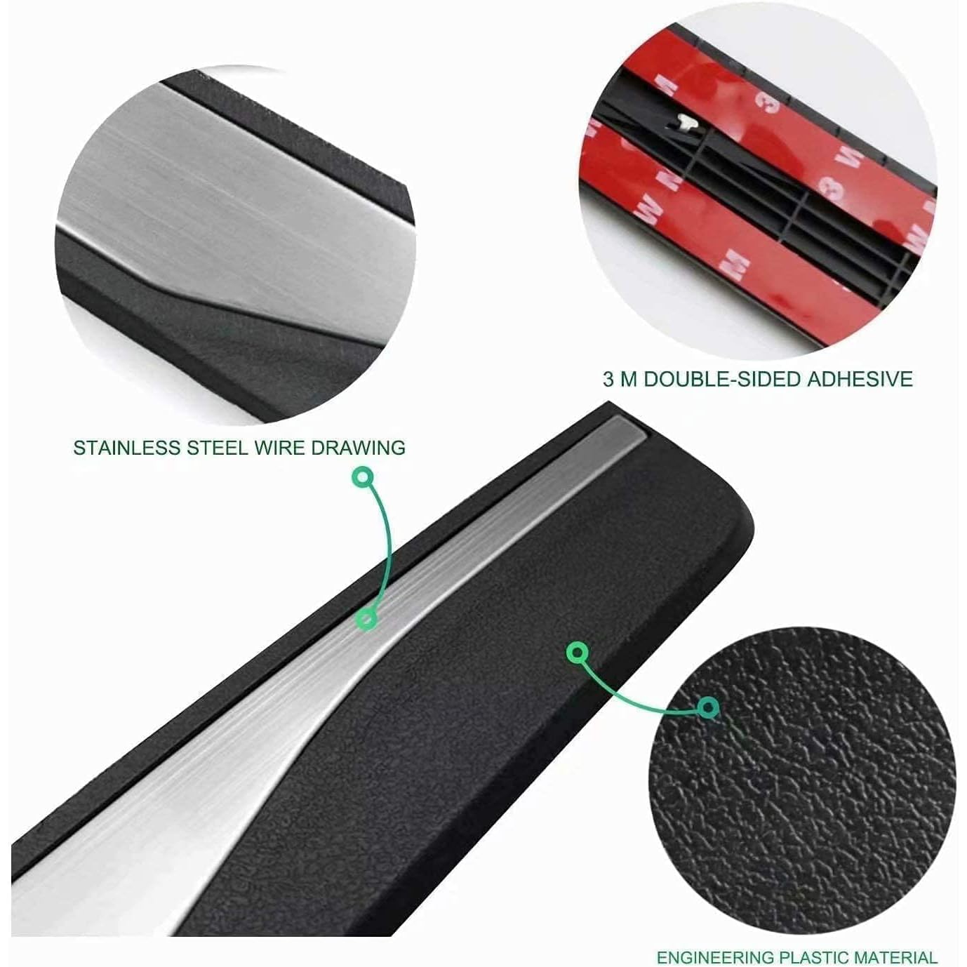 4 Stück Auto Einstiegsleisten Türschweller für Seat Ateca 2016 2017 2018 2019-pr, Edelstahl Trittschutz, Kratzschutz Türschweller Schutzstreifen Willkommenspedal,Carbon Fiber