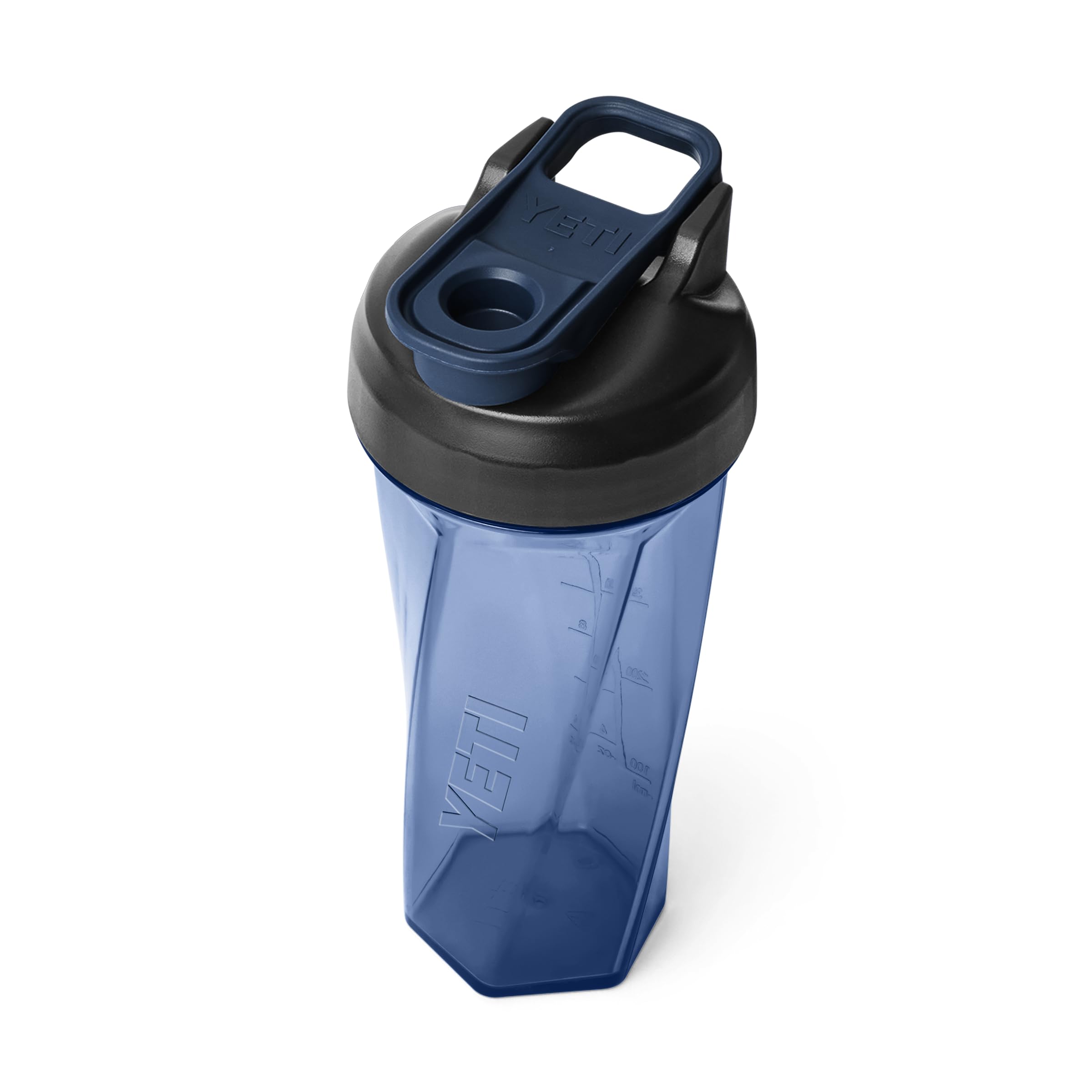 YETI Yonder 27 oz (737 ml) Shaker Bottle with Whisk-Free Helimix Technology, Leakproof Gym Bottle with Covered Spout & Quick Access Cap, Durable and Dishwasher Safe, Navy-image-35
