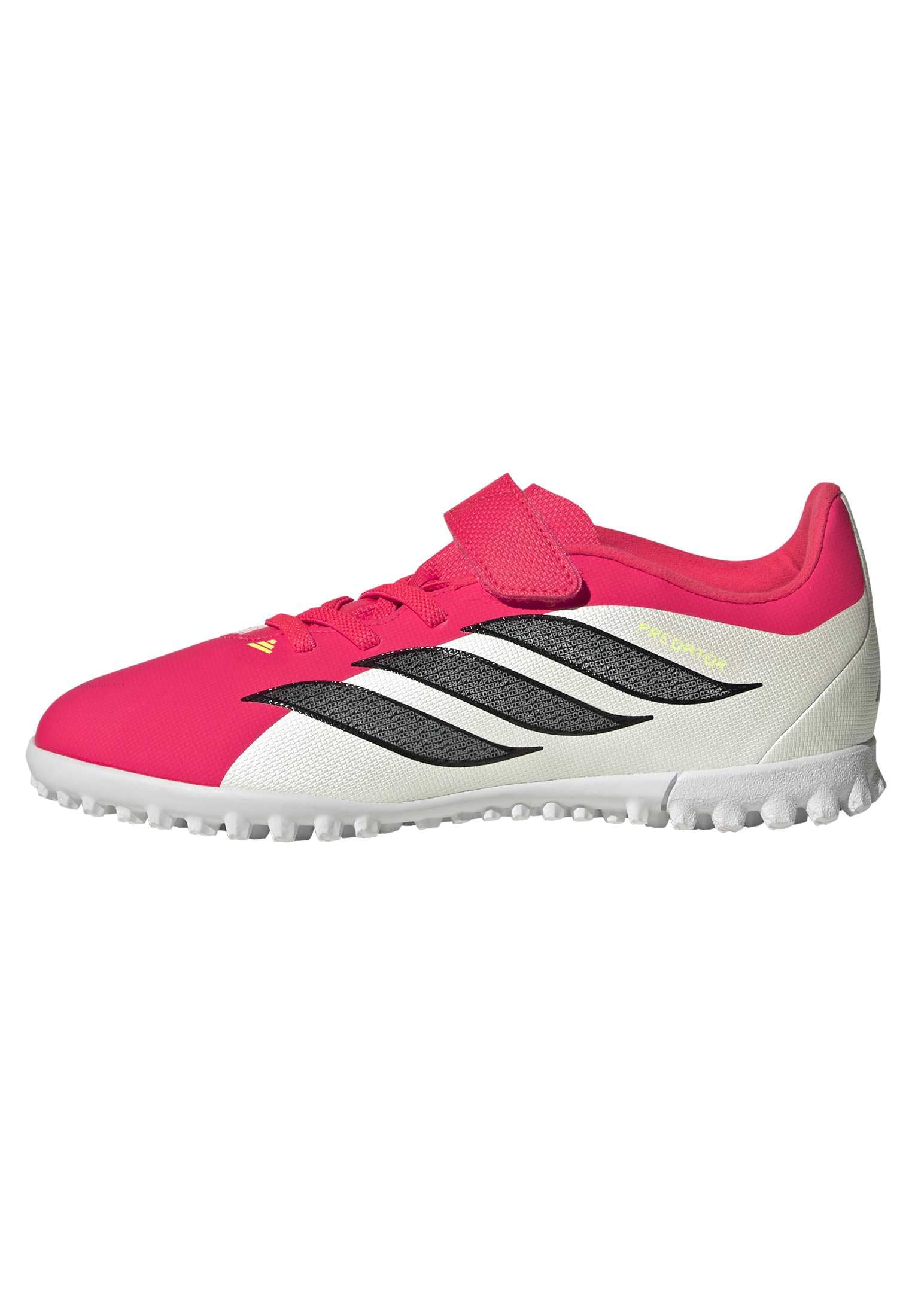 adidas Unisex Club Hook-and-Loop Turf Football Shoes Kids, Lucid red/core Black/FTWR White, 12.5 UK Child