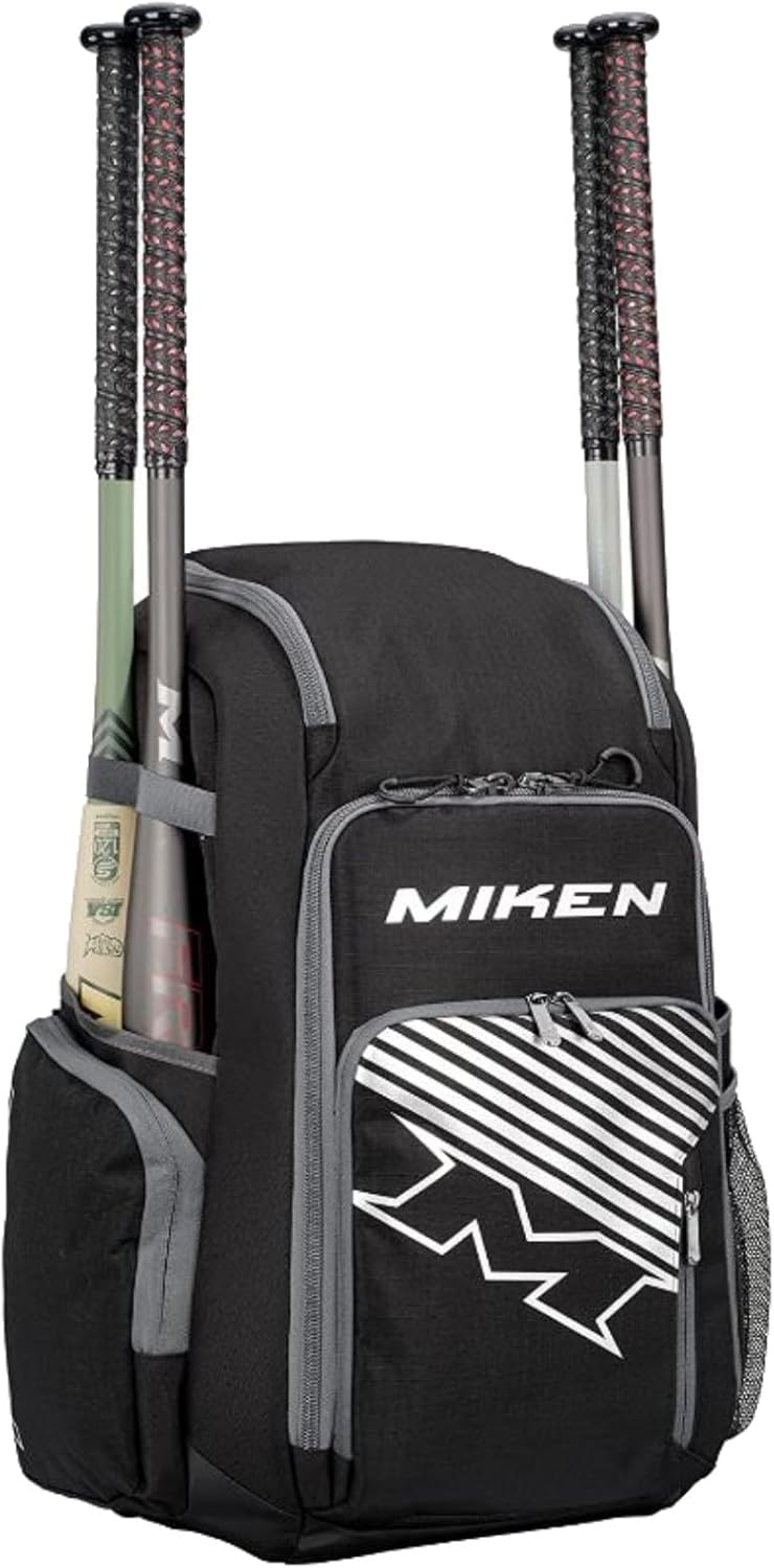 Miken | PRO Deluxe Slowpitch Softball Backpack | Black