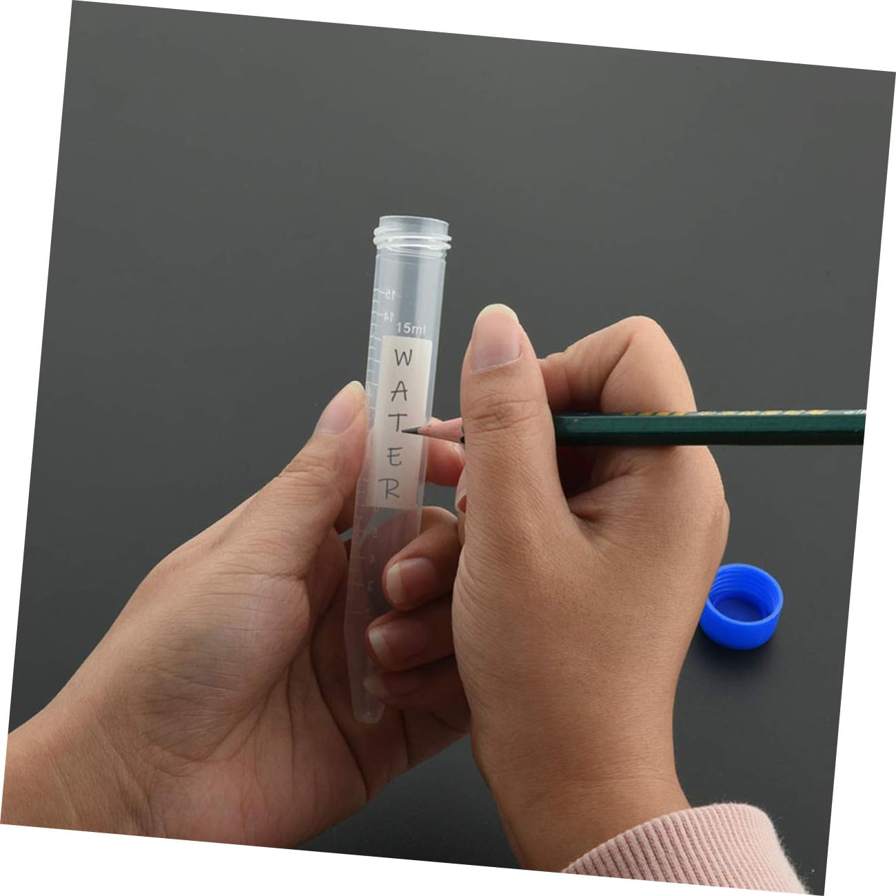 MAGICLULU 81piezas Tubos De Centrífuga De Plástico Tubos De Ensayo Desechables Con Tapa Para Experimentos De Laboratorio De Química y Uso Clase De Ciencias