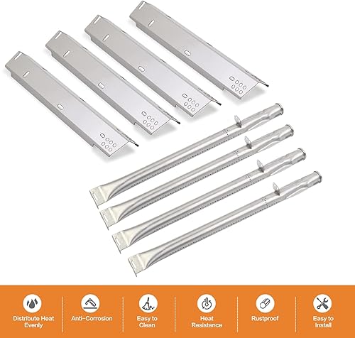 Miniatura 5 de BTCDR Kit de piezas de repuesto para parrilla Dyna glo DGH485CRP, DGH485CRP-D 4 quemadores, parrilla de gas DGH474CRP 5 quemadores, placas de calor