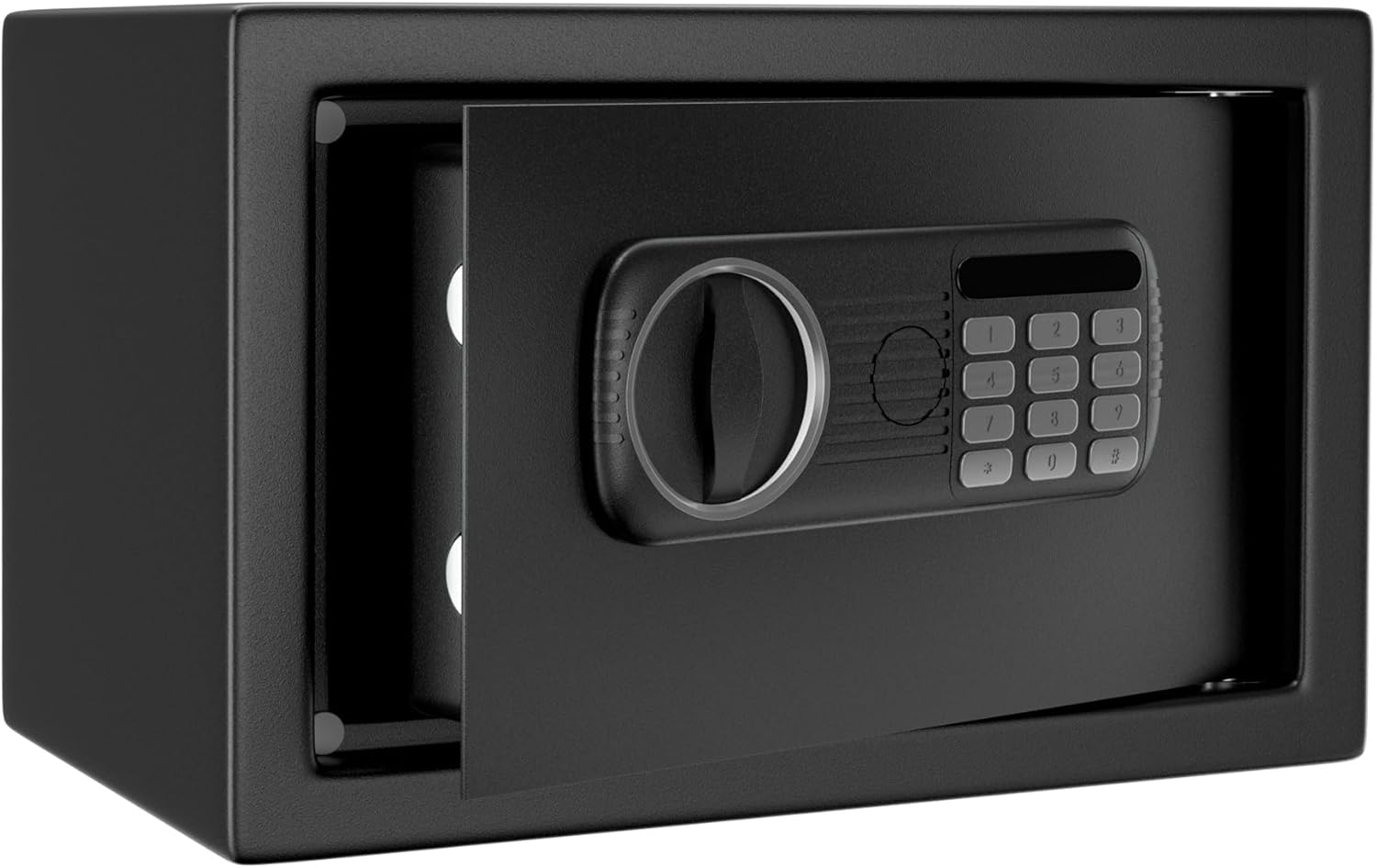 Safe Box for Home, Small Safe with Combination Lock, Money Safe with Sensor Light, Mini Safe Lock Box with Key, Home Safe with Felt Lining for Jewelry Home Office Hotel Valuables Use Storage