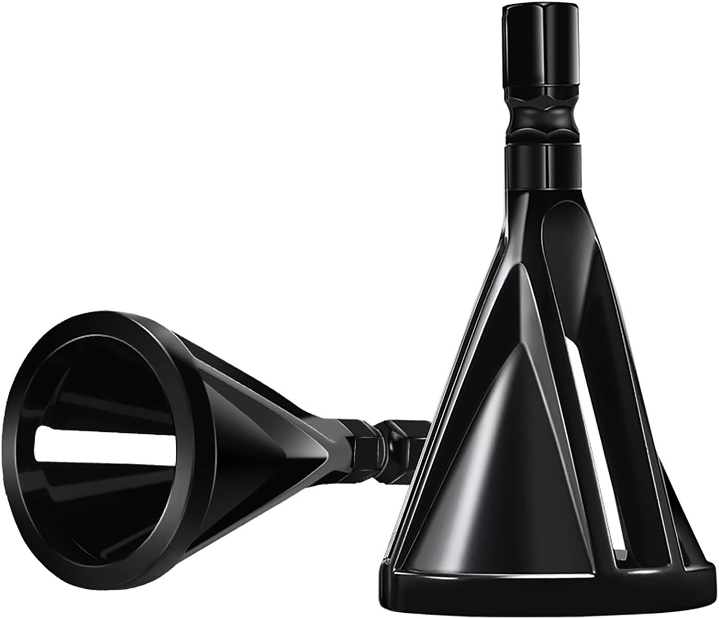 CZS HSS Deburring External Chamfer Tool High Speed Steel Hex Shank Remove Burr Tools for Drill Bit Fits for Bolts 2 Pack Black