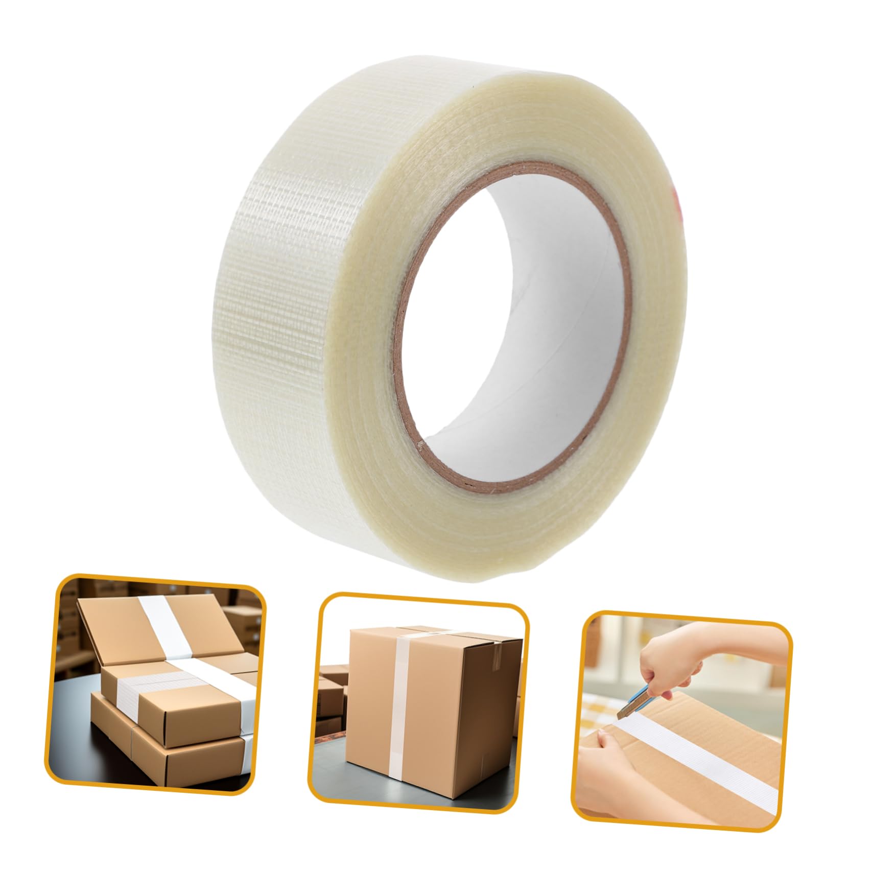 5 Rollen Hochbelastbares Klebeband Transparentes Reparaturband für Zelt Abdeckung und Verpackung Temperaturbeständig Hervorragender Klebkraft