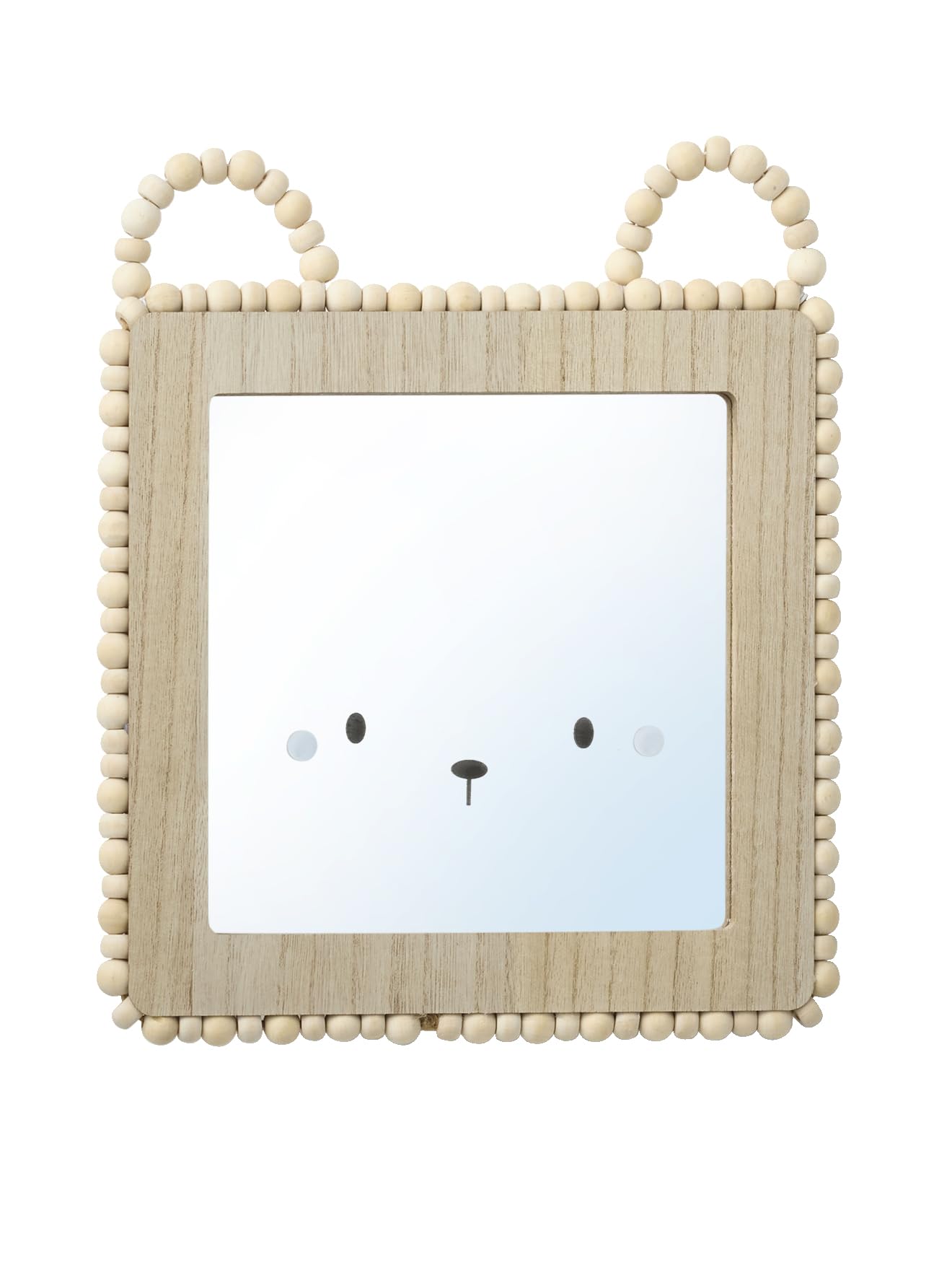VERTBAUDET Miroir Visage Petit Ourson Hygge Bois TU