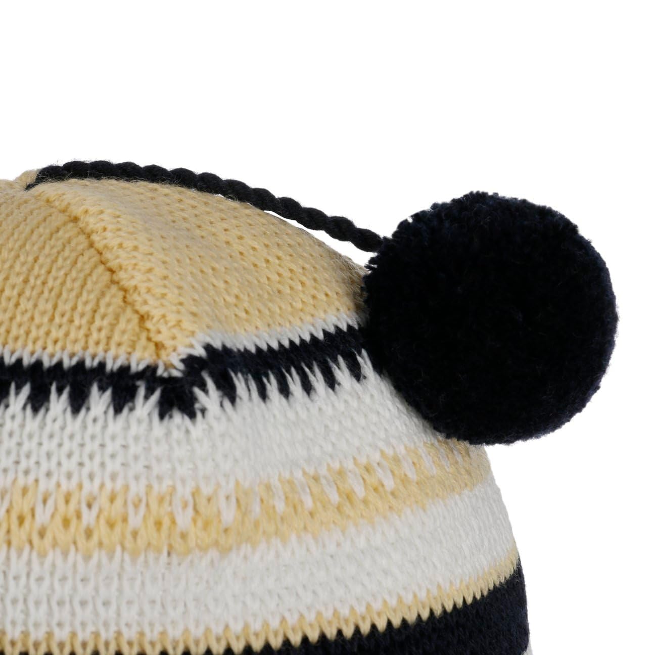 Eisbär Bonnet a Pompon Gitti Femme/Homme - Made in Austria de Ski pour l'hiver Beanie avec Doublure, Doublure Hiver Automne-Hiver