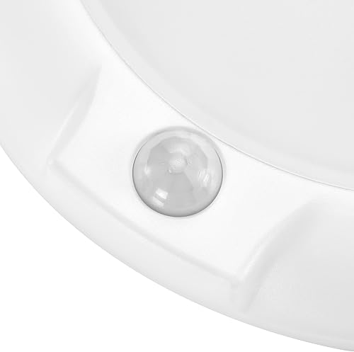 Miniatura 8 de Maxxima Lámpara LED de montaje de techo con sensor de movimiento redondo de 6 pulgadas, luz diurna de 5000 K, luz de 700 lúmenes de cúpula para