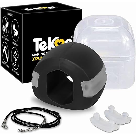 Jawline Exerciser Tool Black 40-50lbs