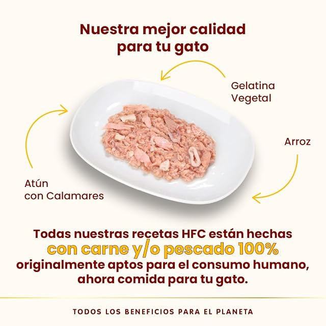 Foto 4 de 6 de Almo Nature HFC Jelly - Comida Húmeda para Gatos Adultos - Atún con Calamaris
