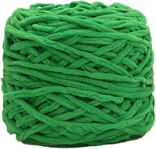 oAutoSjy Hilo de chenilla esponjoso, hilo suave de color sólido para tejer y tejer, hilo grueso de poliéster de 328.1ft, hilo de tejer a mano, hilo