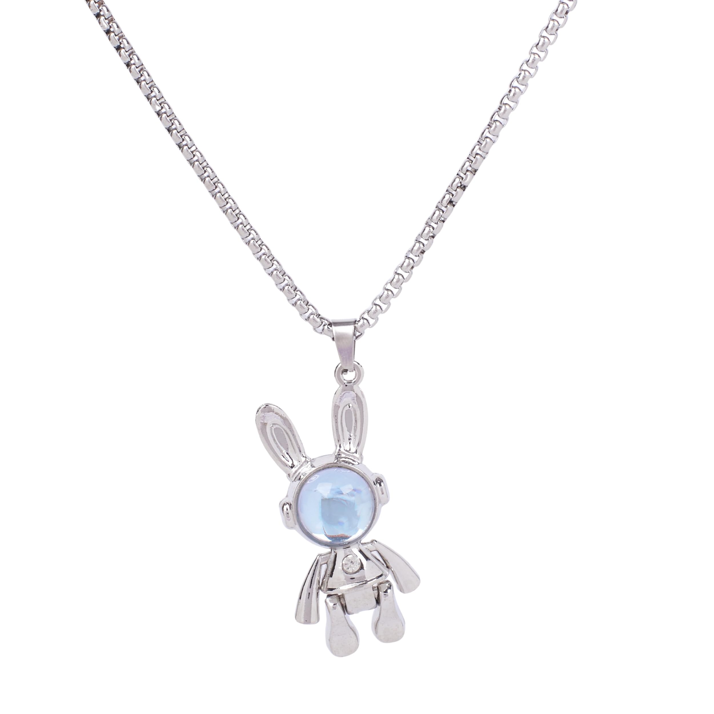 ALPHA Anti Tarnish Stainless Steel Midnight Charisma Locket Neck Chain for Men | Stylish Pendant Necklace | Jewellery Accessories for Boys | Minimal Jewelry | Gifts for Boyfriend & Husband | Gift for Diwali, Christmas, Marriage, Birthday