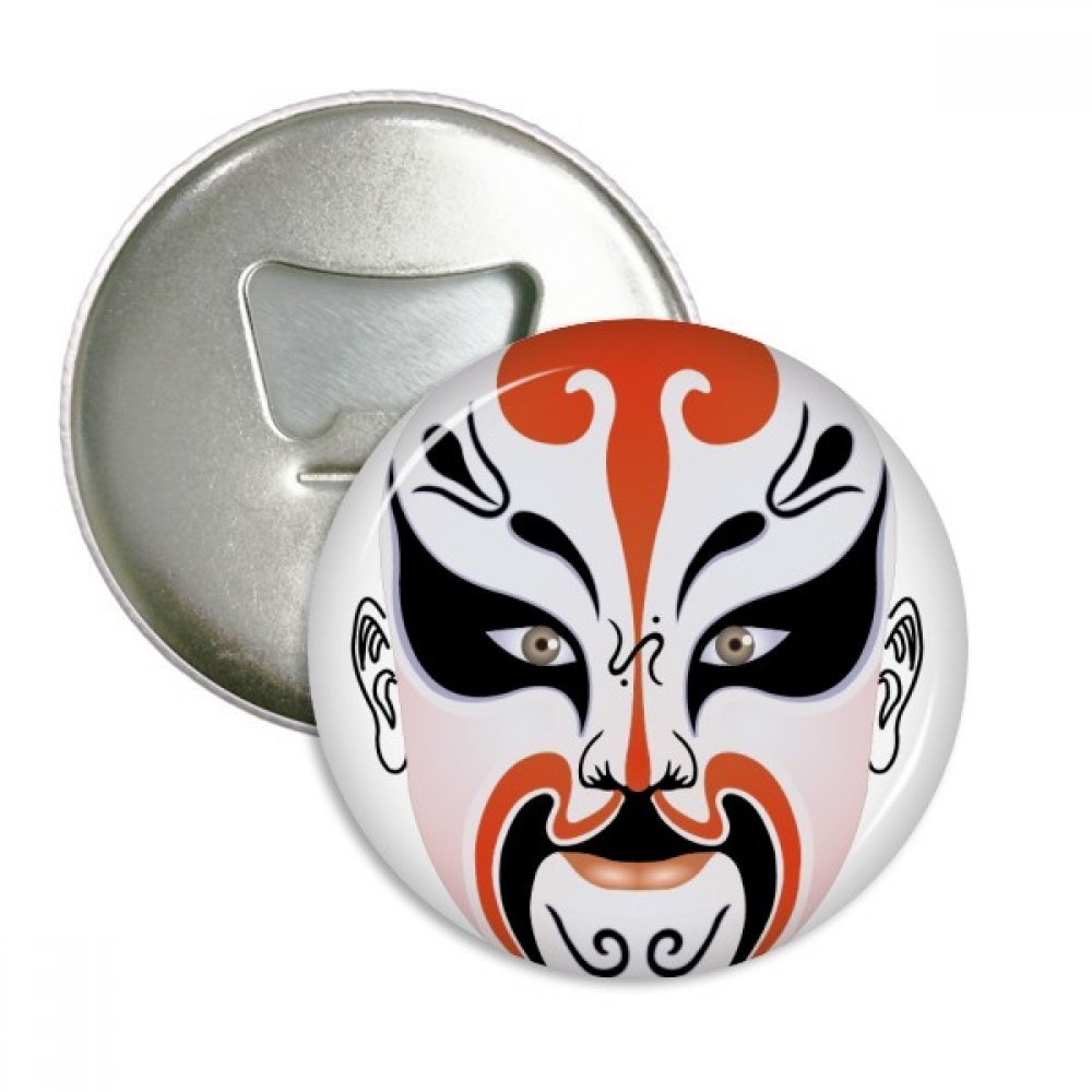 Cadeau Opéra de Pékin décapsuleur aimanté et badge broche original 3 pcs