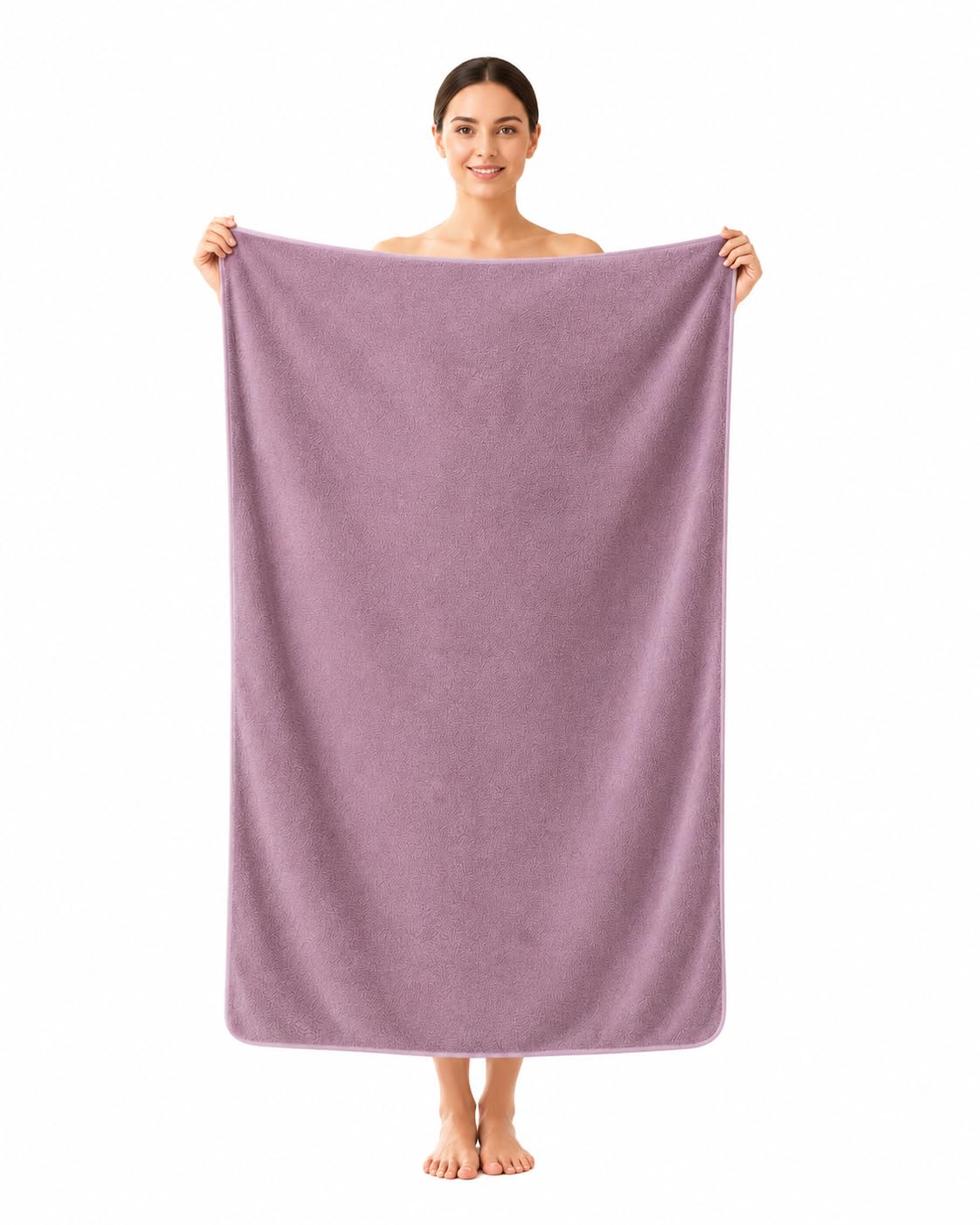 Premium Microfiber Bath Towel 500 GSM – Ultra Soft, Quick Dry, Super Absorbent, Lint-Free, Perfect for Women & Girls, Bath & Spa Use (Wine Bath Towel)-image-23