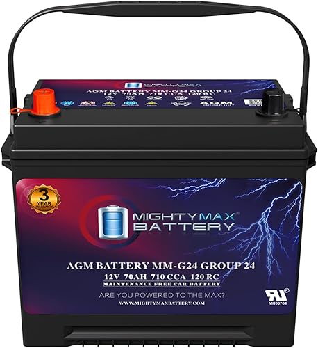 Miniatura 14 de Mighty Max Battery Batería auxiliar MM-AUX14 12V 14Ah, 22RC, 200 CCA recargable AGM batería de coche