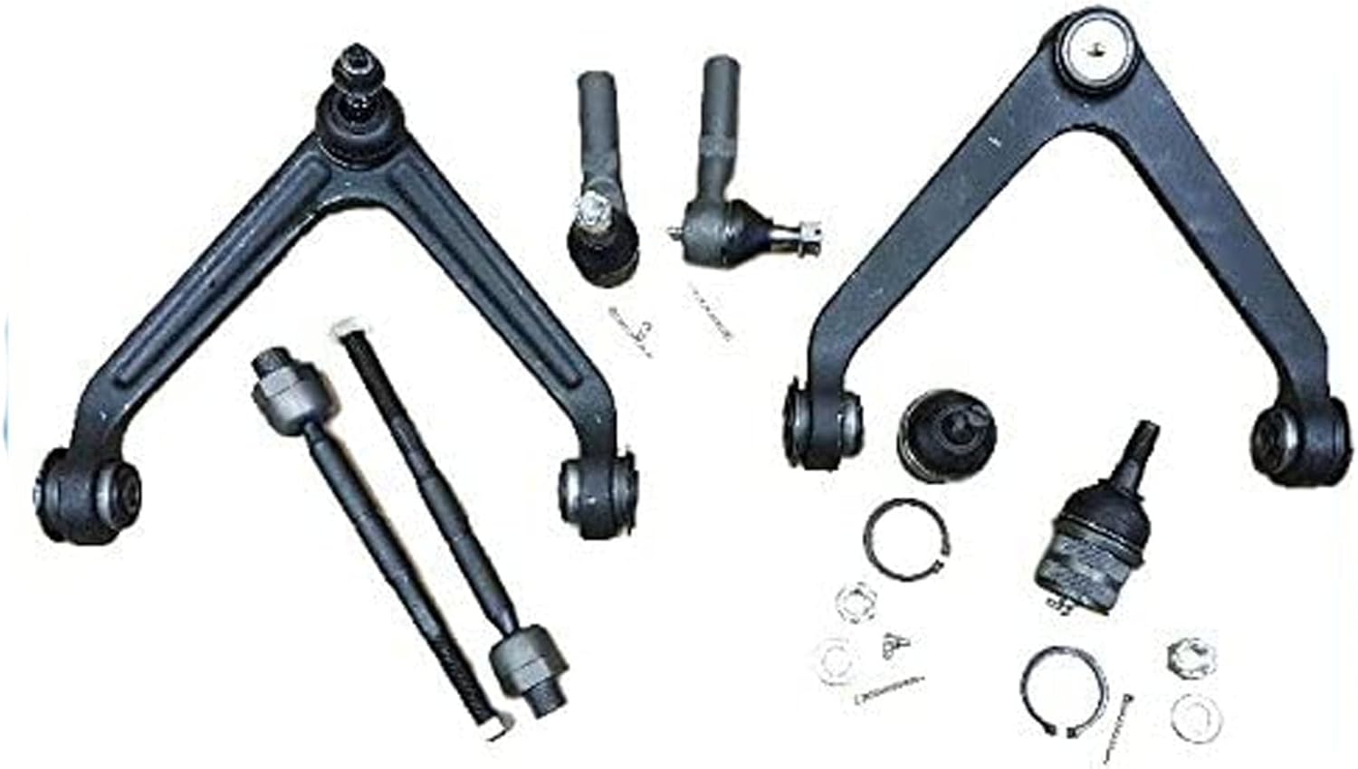 Control Arm Tie Rods Ball Joint Suspension Kit Front