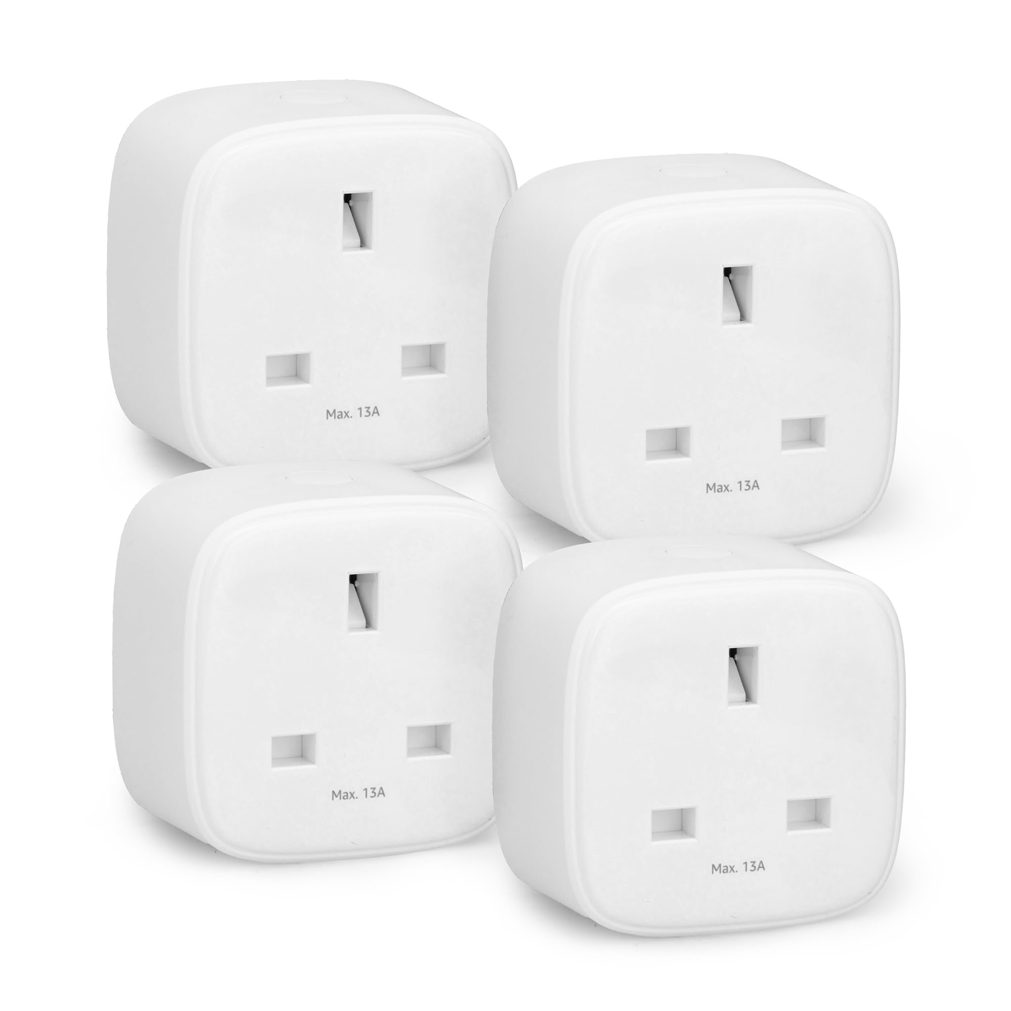 Amazon Basics Smart Plug Matter Compatible Amazon Alexa 2.4 GHz Wifi White